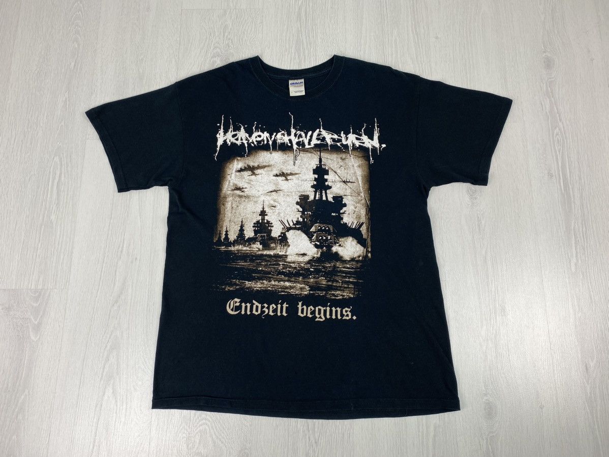 Band Tees Heaven Shall Burn T Shirt Tee Rammstein Slipknot Korn Size US L / EU 52-54 / 3 - 1 Thumbnail