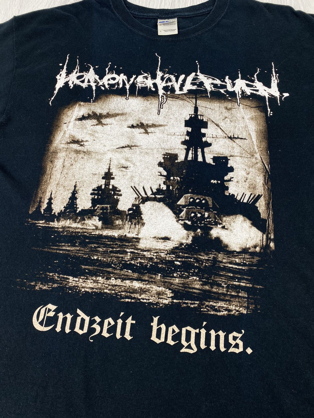 Band Tees Heaven Shall Burn T Shirt Tee Rammstein Slipknot Korn Size US L / EU 52-54 / 3 - 2 Thumbnail