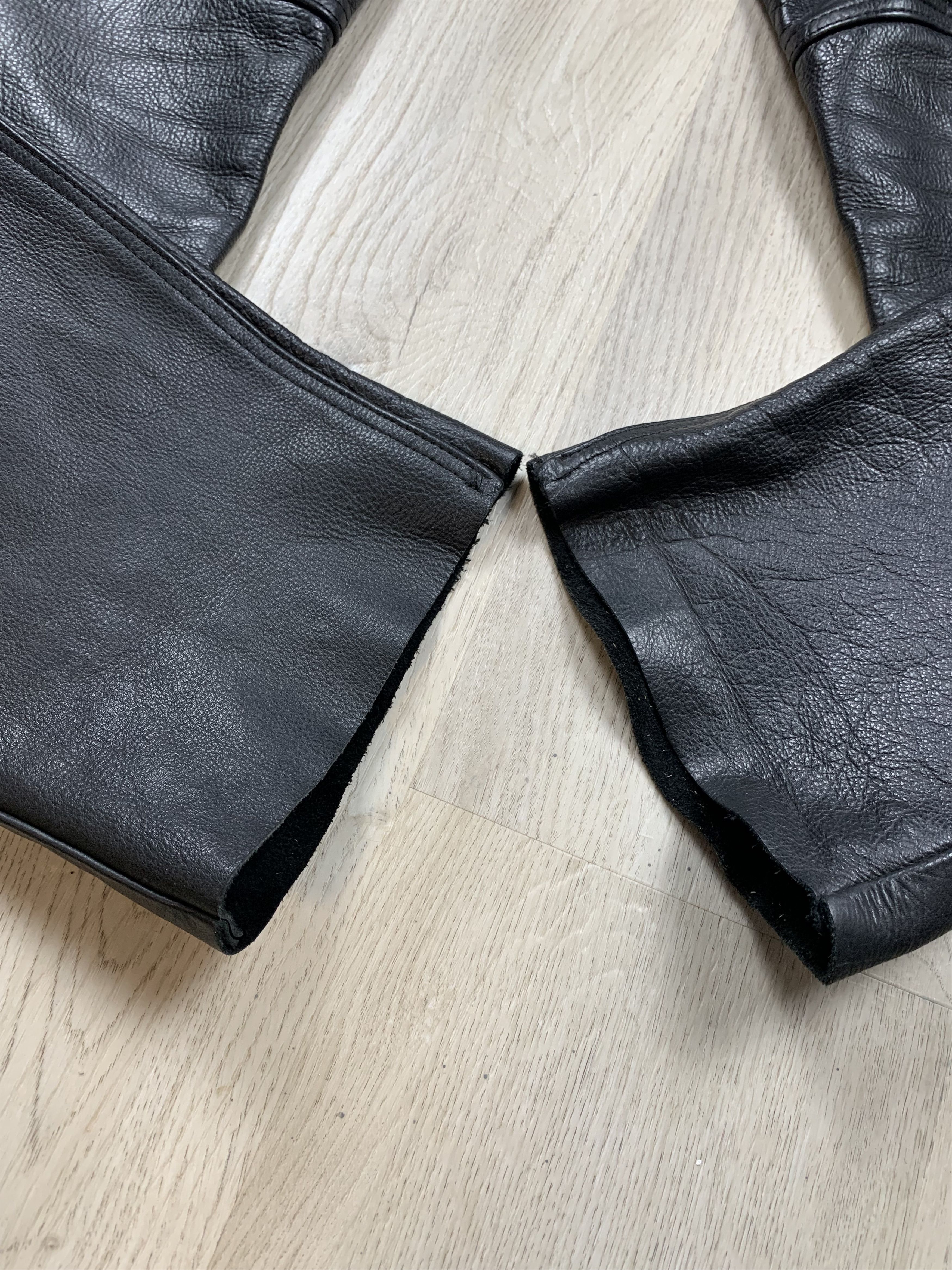 Genuine Leather Vintage Genuine Leather Pants Biker Motorcycle Size 26" / US 2 / IT 38 - 4 Thumbnail