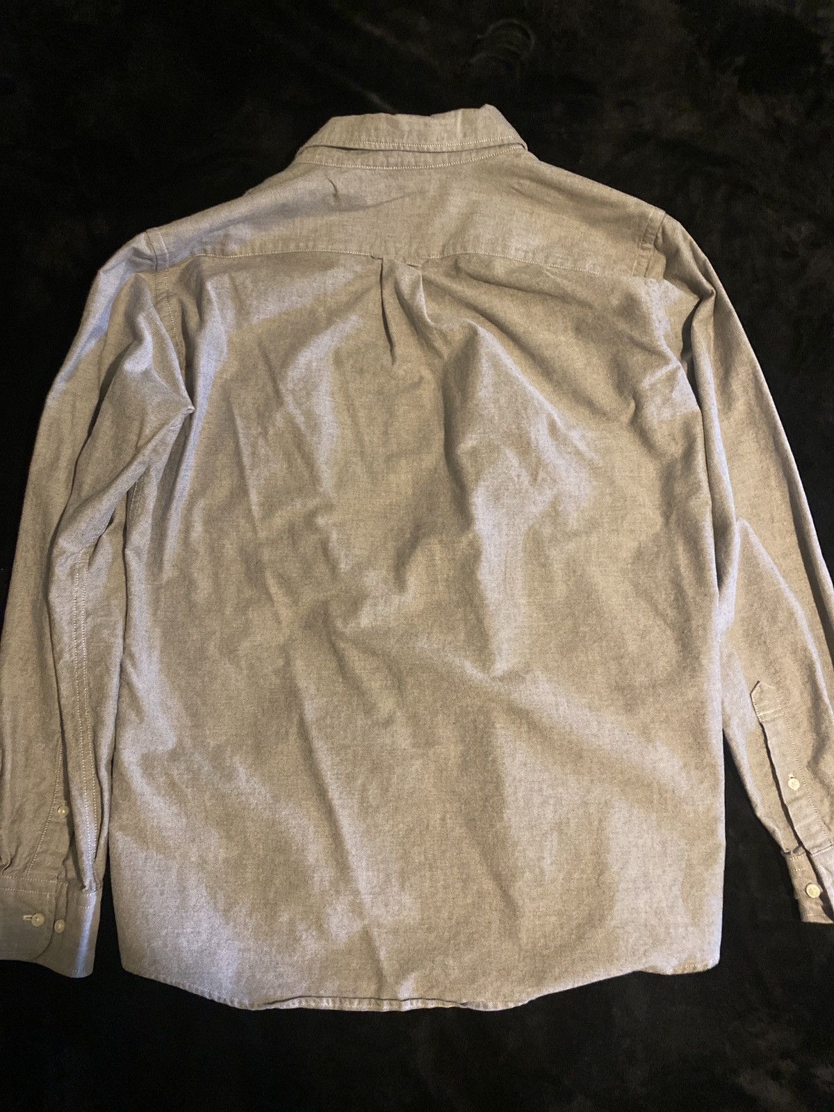 Uniqlo Uniqlo grey button-front cotton shirt (size: M) Size US M / EU 48-50 / 2 - 4 Thumbnail