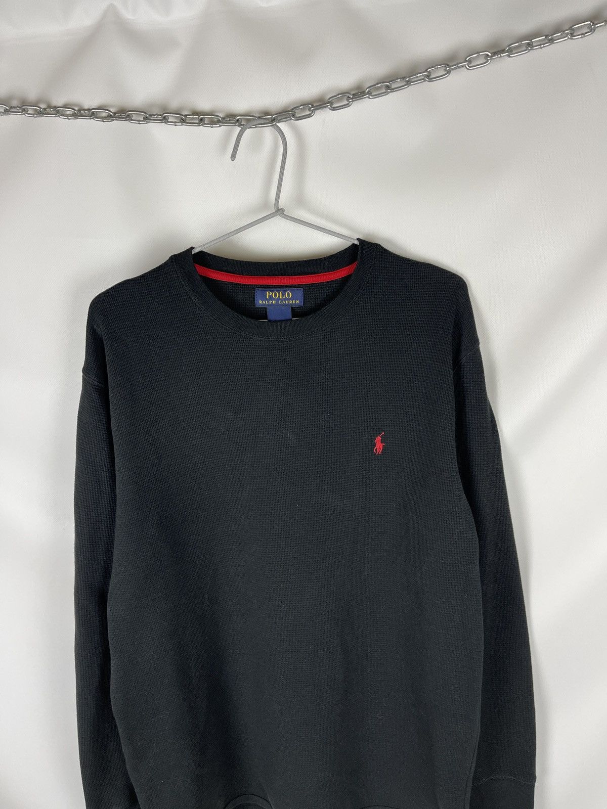 Polo Ralph Lauren Polo Ralph Lauren black cotton long sleeve tee shirt size L Size US L / EU 52-54 / 3 - 3 Thumbnail