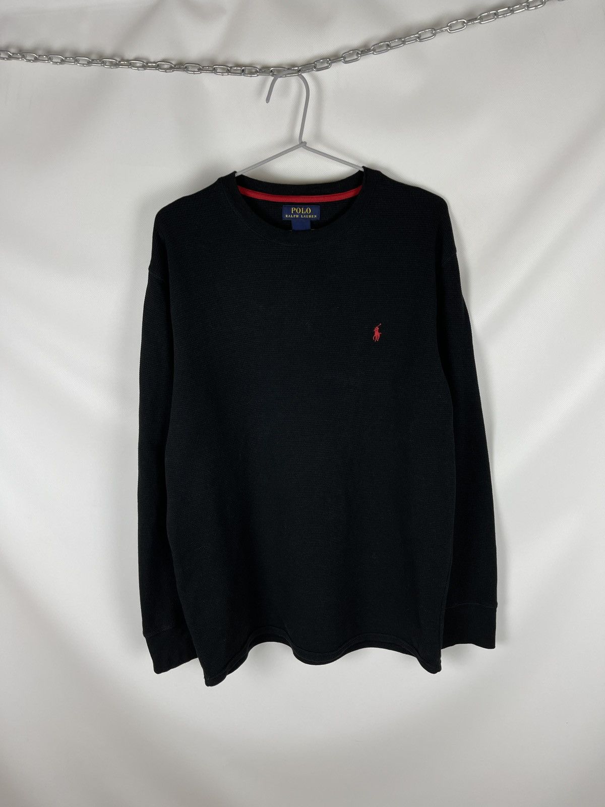 Polo Ralph Lauren Polo Ralph Lauren black cotton long sleeve tee shirt size L Size US L / EU 52-54 / 3 - 2 Thumbnail