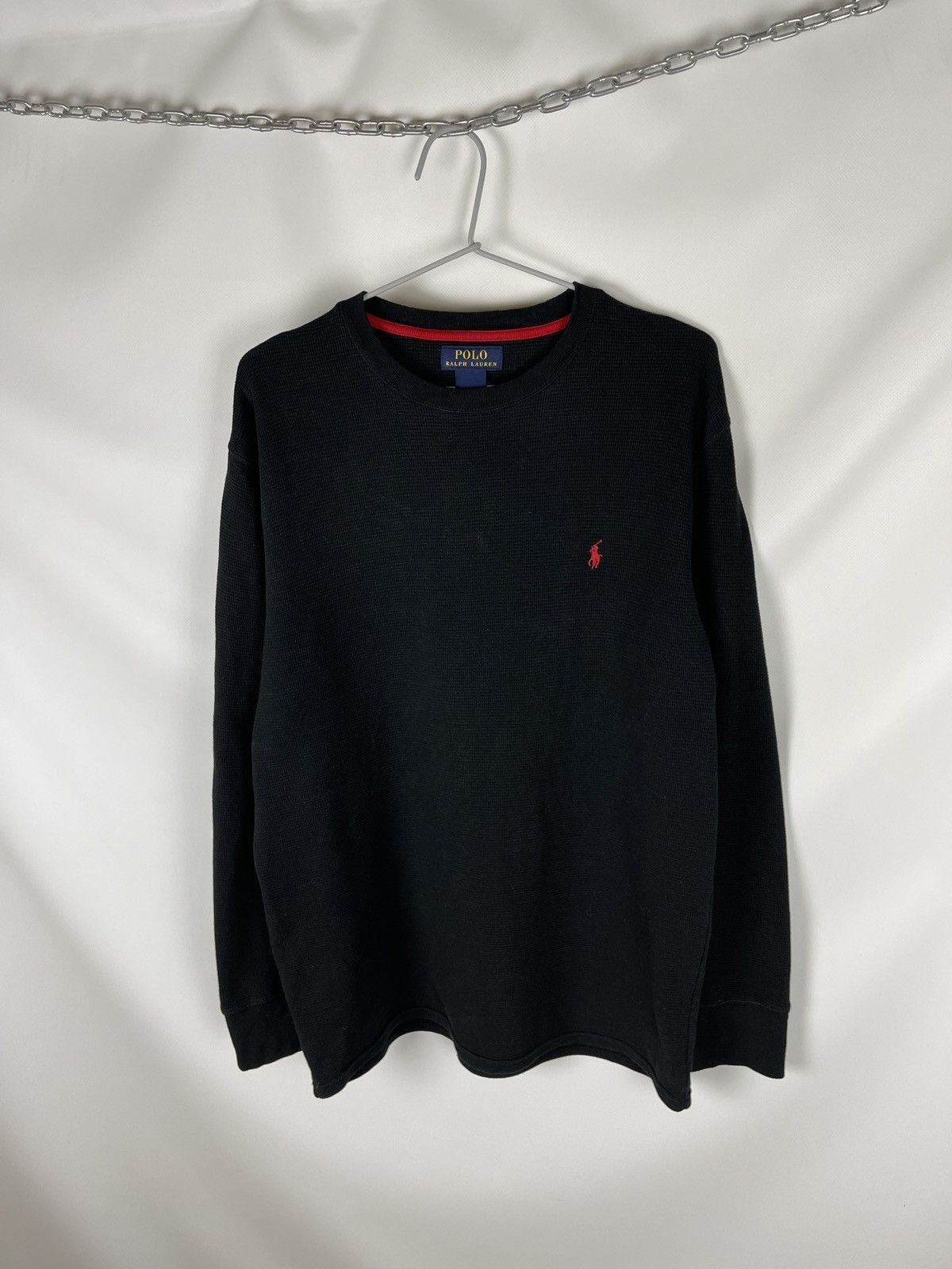 Polo Ralph Lauren Polo Ralph Lauren black cotton long sleeve tee shirt size L Size US L / EU 52-54 / 3 - 1 Thumbnail