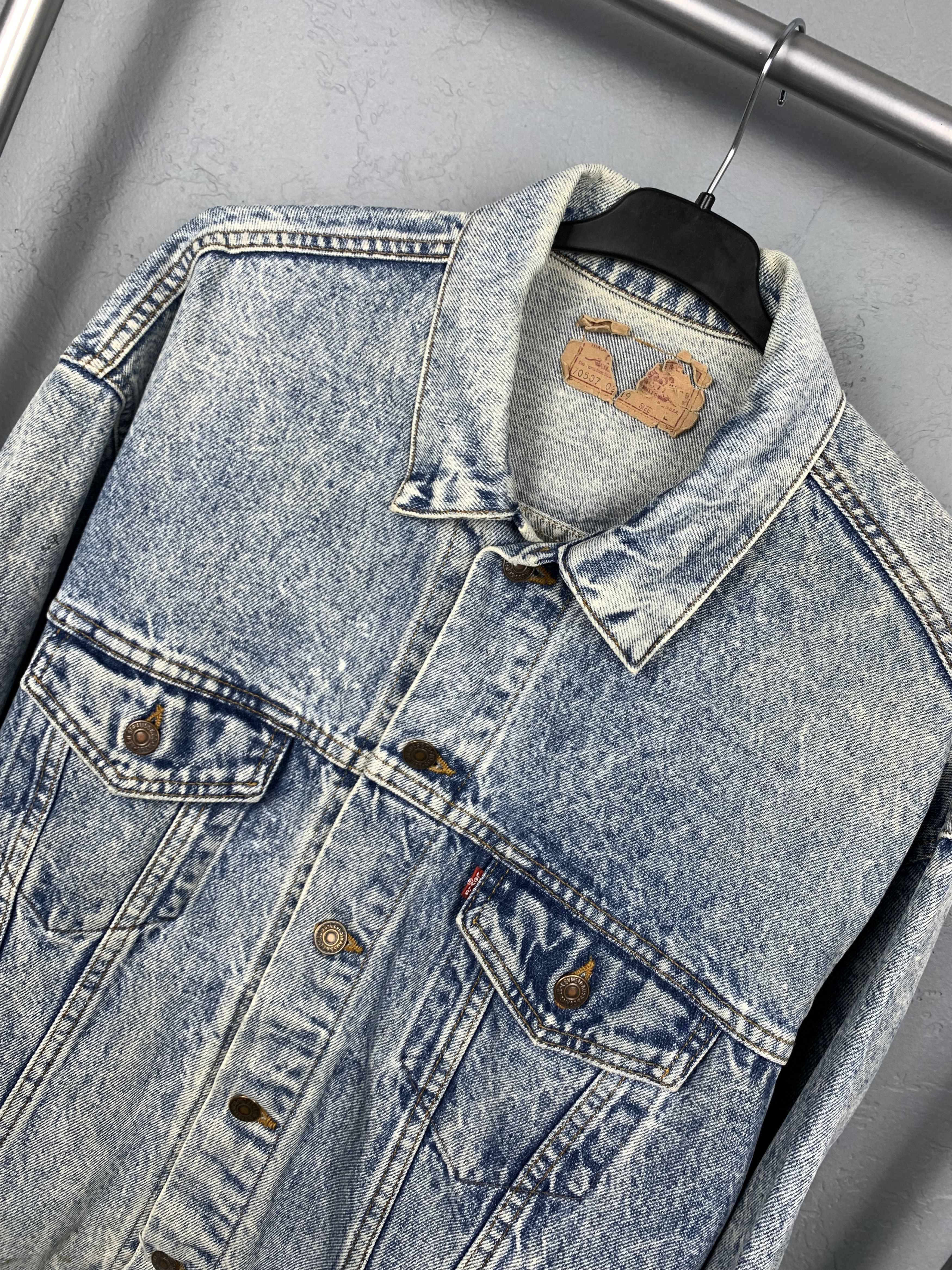 Levi's Levi's 90s Vintage Denim Jacket Jeans Stone Wash Made in USA Size US L / EU 52-54 / 3 - 2 Thumbnail