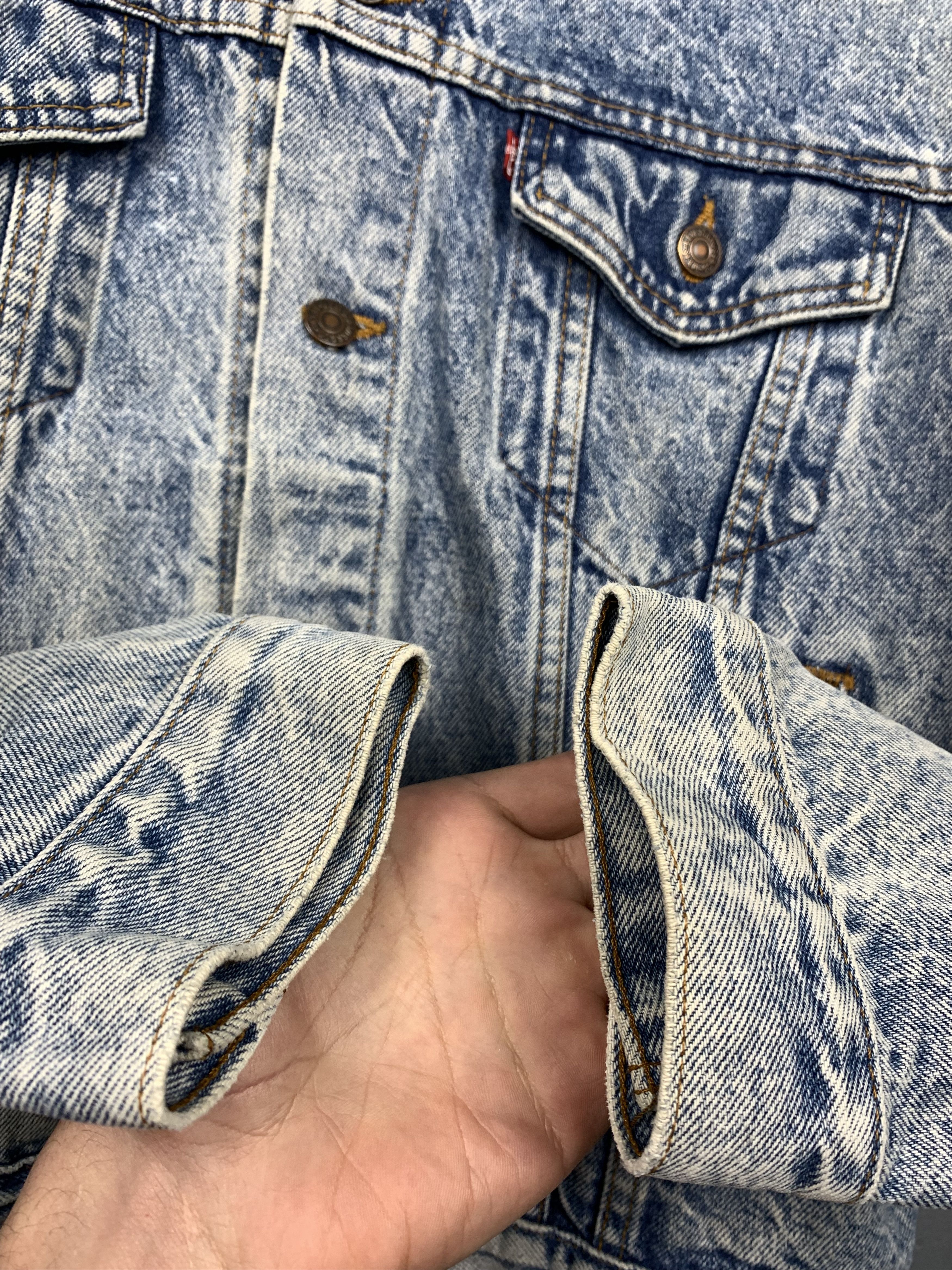 Levi's Levi's 90s Vintage Denim Jacket Jeans Stone Wash Made in USA Size US L / EU 52-54 / 3 - 4 Thumbnail