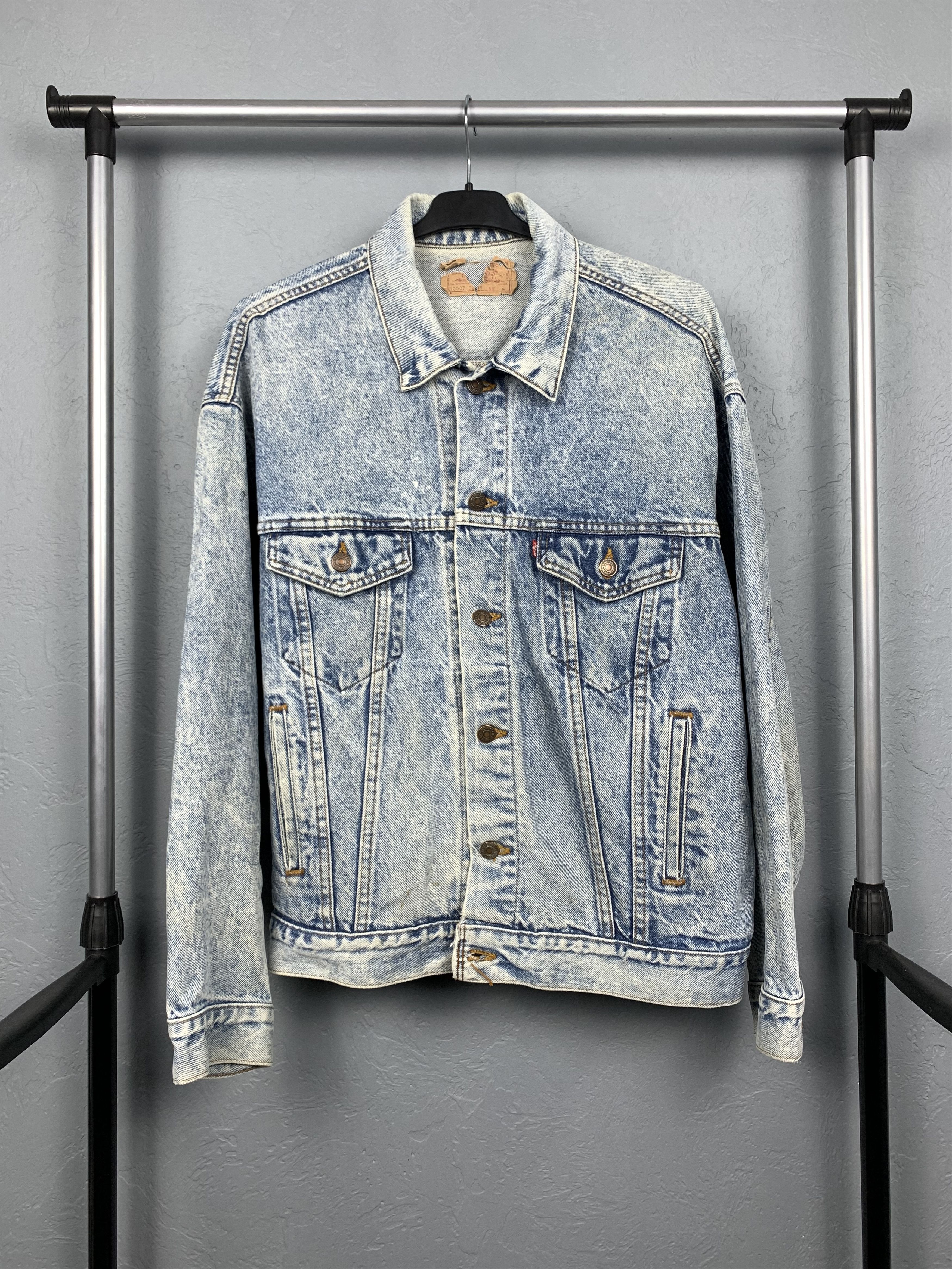 Levi's Levi's 90s Vintage Denim Jacket Jeans Stone Wash Made in USA Size US L / EU 52-54 / 3 - 1 Thumbnail