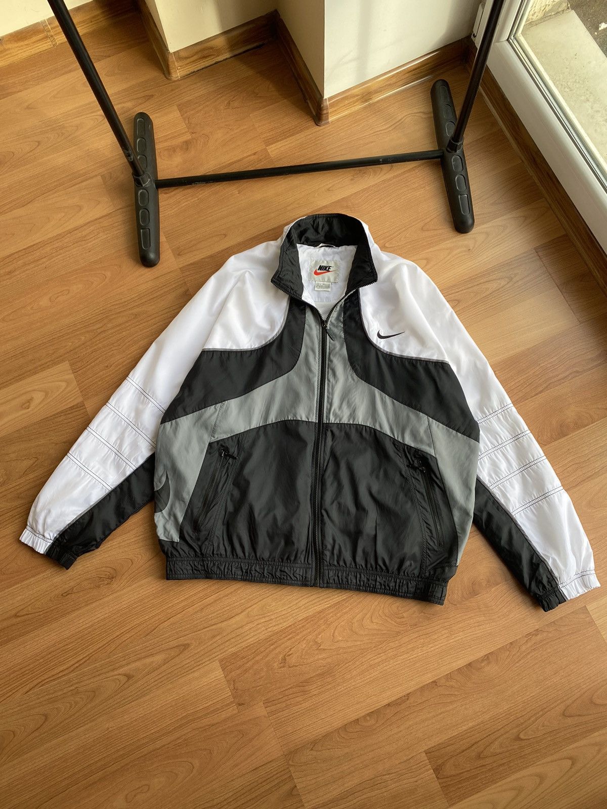Veste Polaire Vintage Best Montana - Taille XL - Blanc - Style Y2K Années 2000