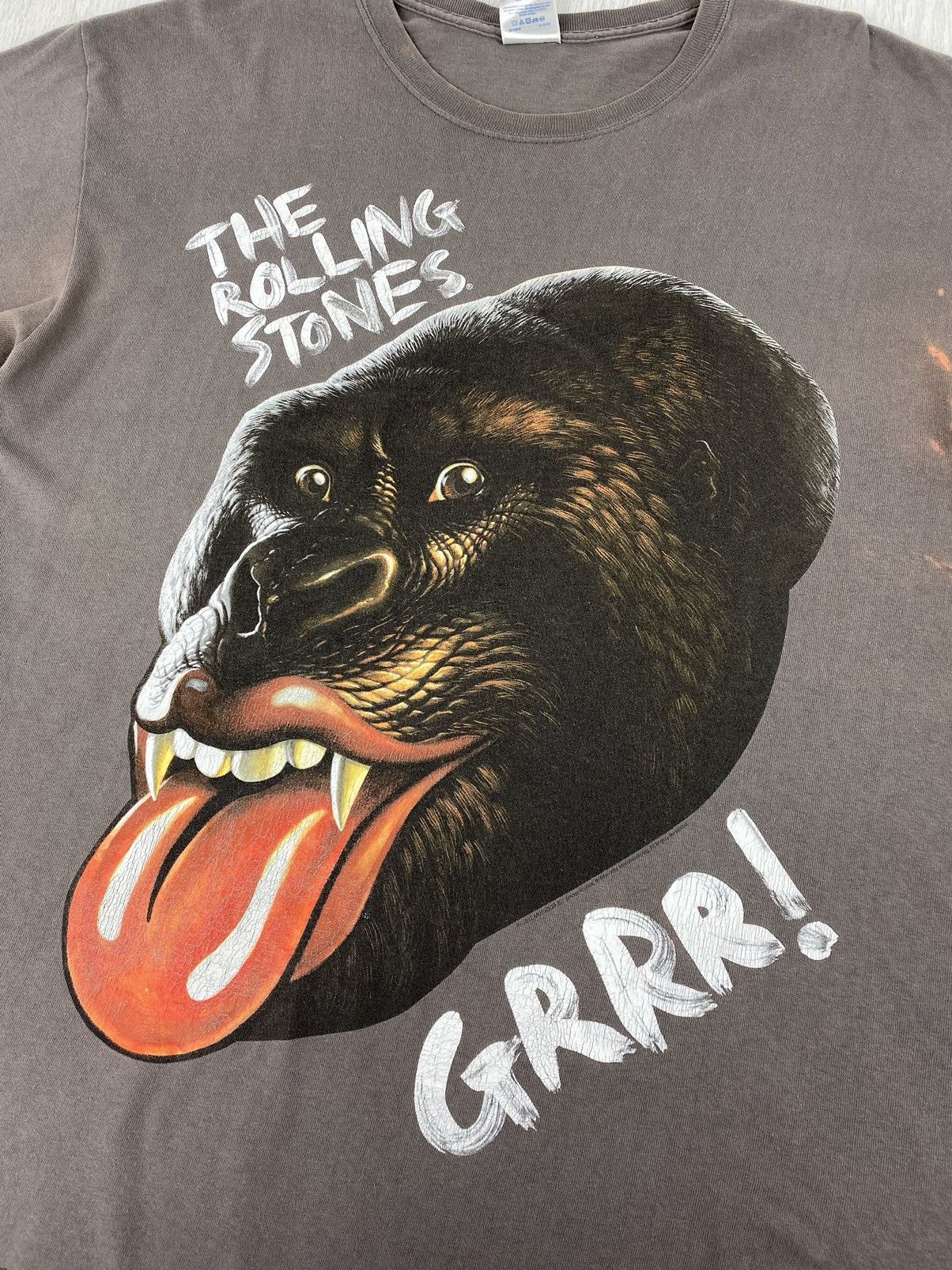 Band Tees Rolling Stones Grrr Gorilla Band Tee T Shirt Blur Oasis Size US L / EU 52-54 / 3 - 2 Thumbnail