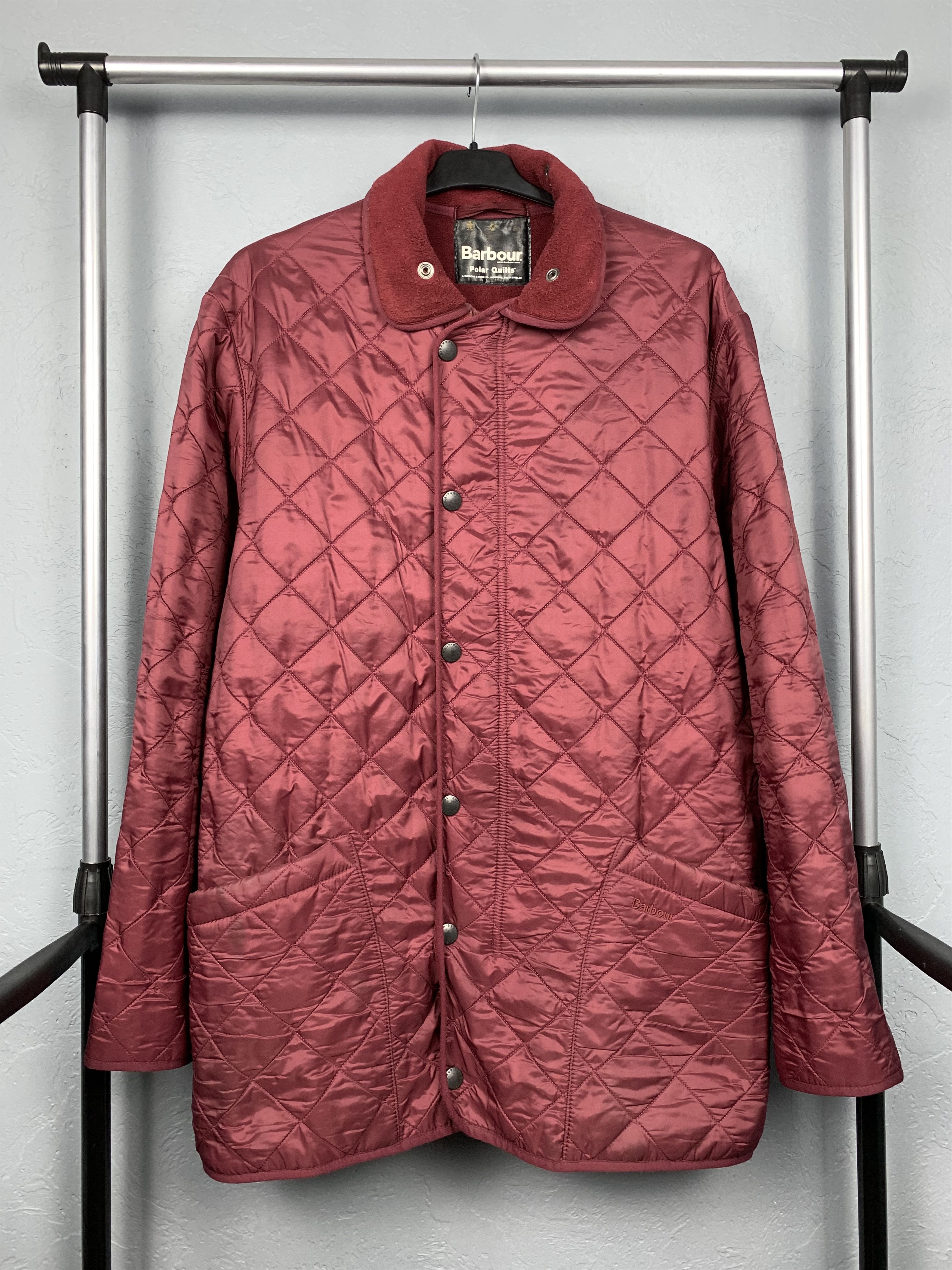 Barbour Barbour Vintage Mens Polarquilt Quilted Winter Jacket Size US L / EU 52-54 / 3 - 1 Thumbnail