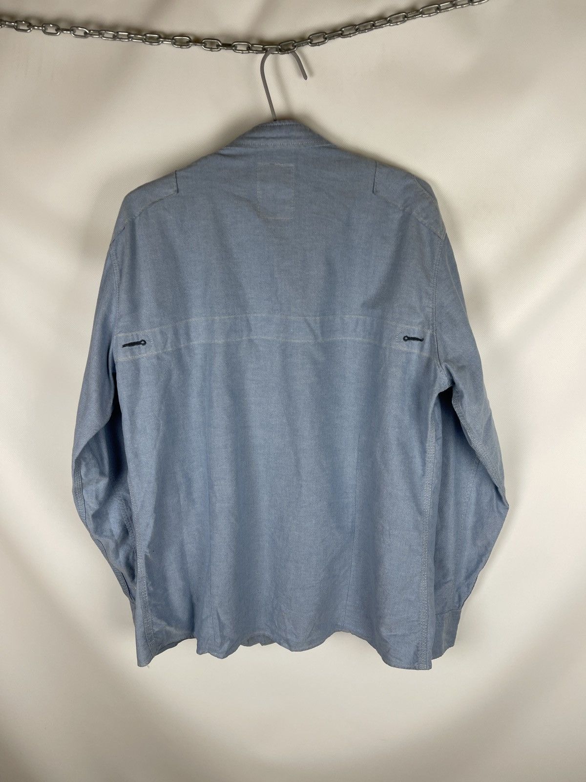 G-Star G-Star Raw Viktor Rotar Shirt long sleeve blue denim Size US XL / EU 56 / 4 - 13 Thumbnail