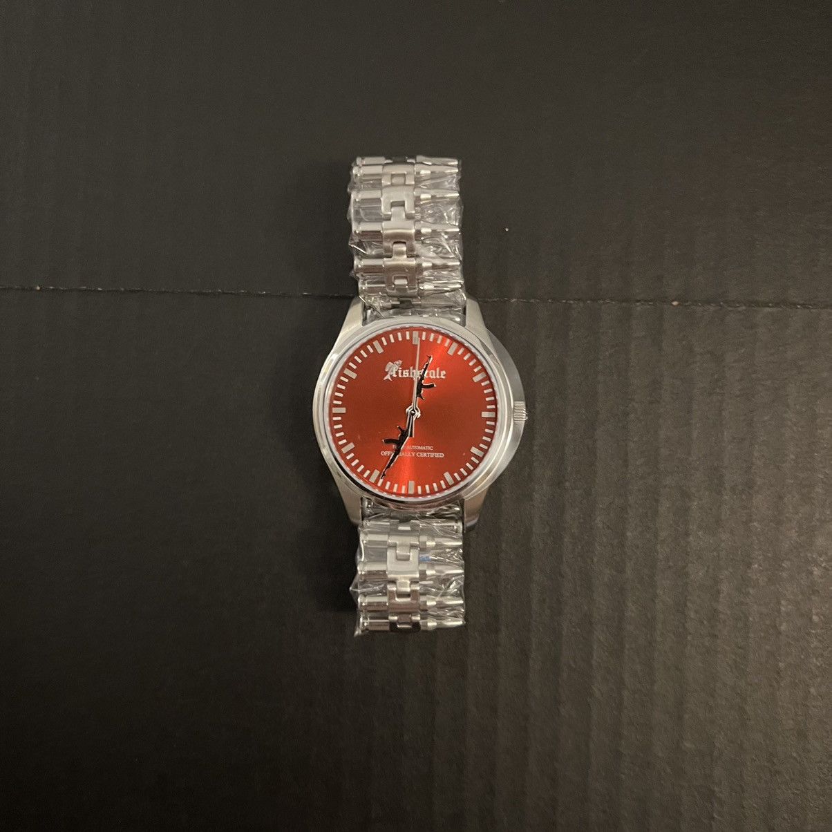 Designer Fishing For Scale AK 47 Fully Automatic Watch - Red Face Size ONE SIZE - 2 Thumbnail