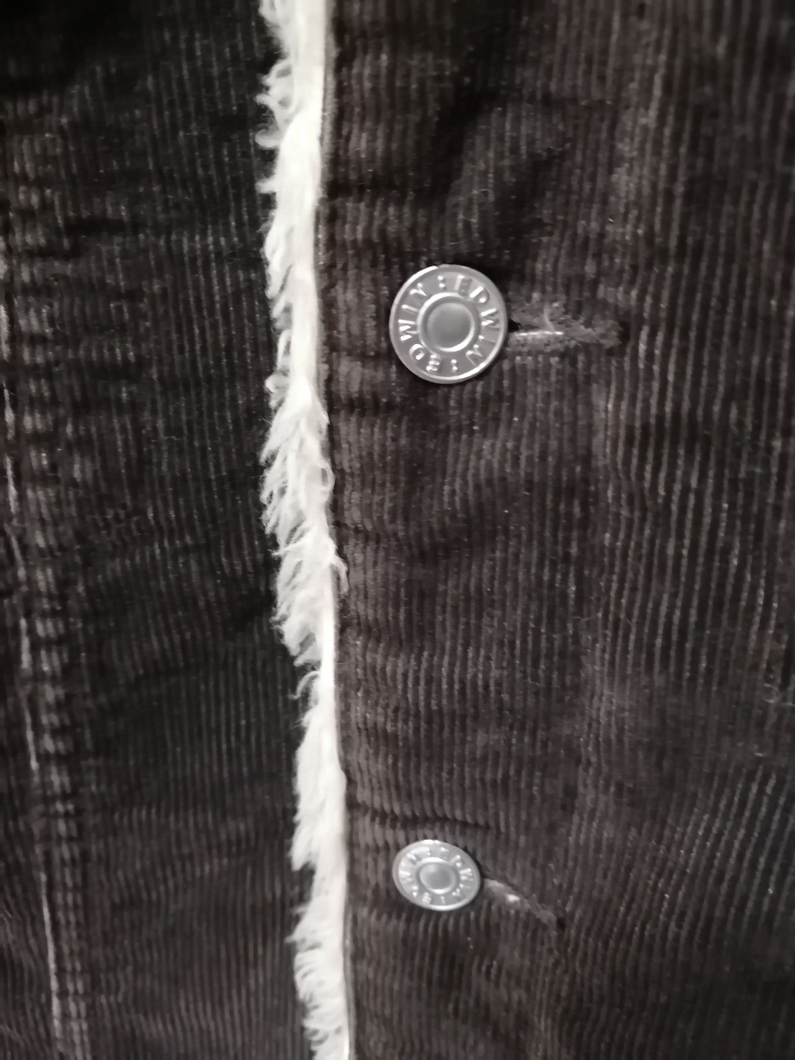 Edwin Vintage EDWIN Shearling Sherpa Corduroy Jacket Size US L / EU 52-54 / 3 - 7 Thumbnail