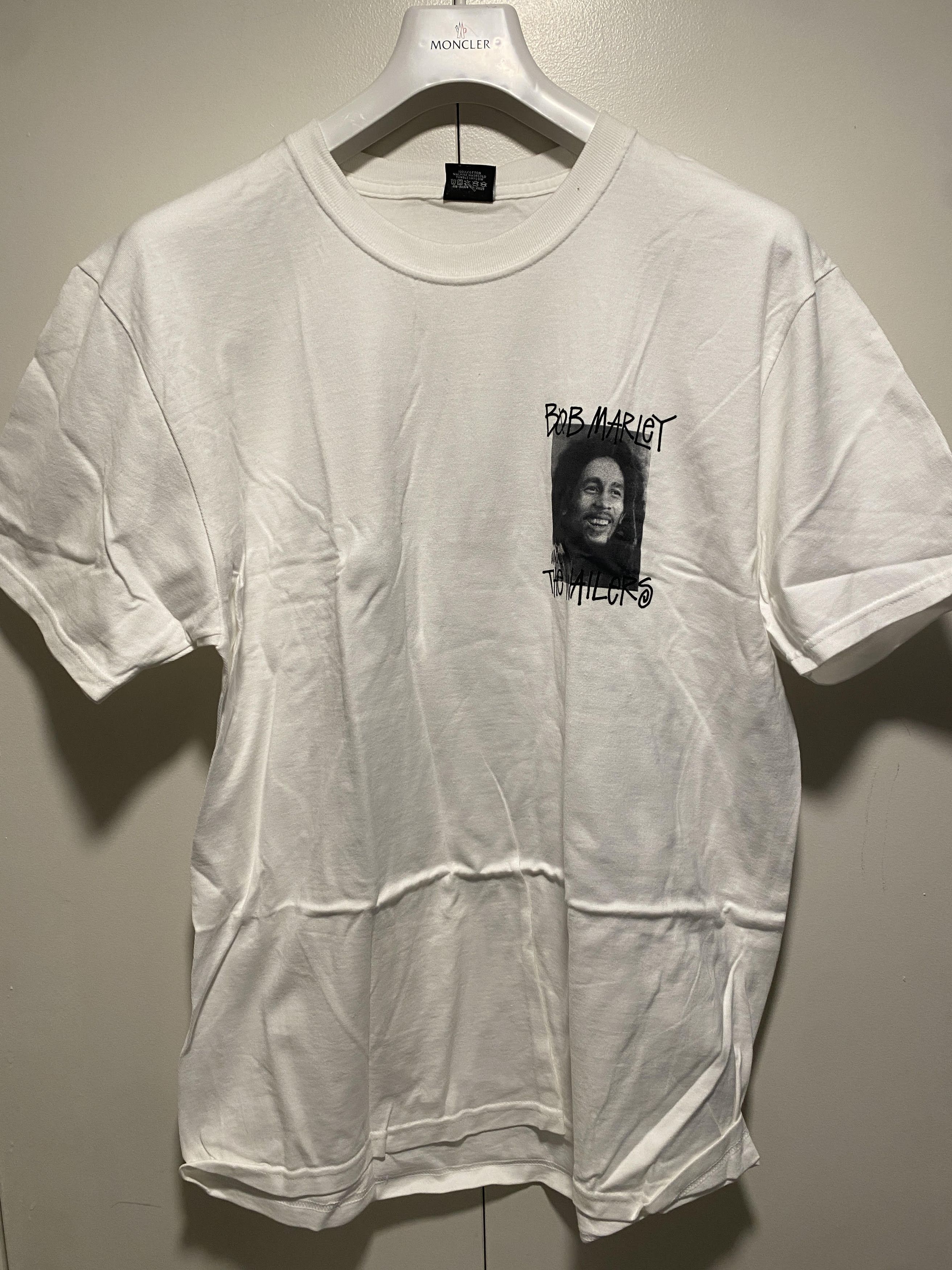 Bob Marley × Stussy Bob Marley × Stussy bob frame tee white size large Size US M / EU 48-50 / 2 - 3 Thumbnail
