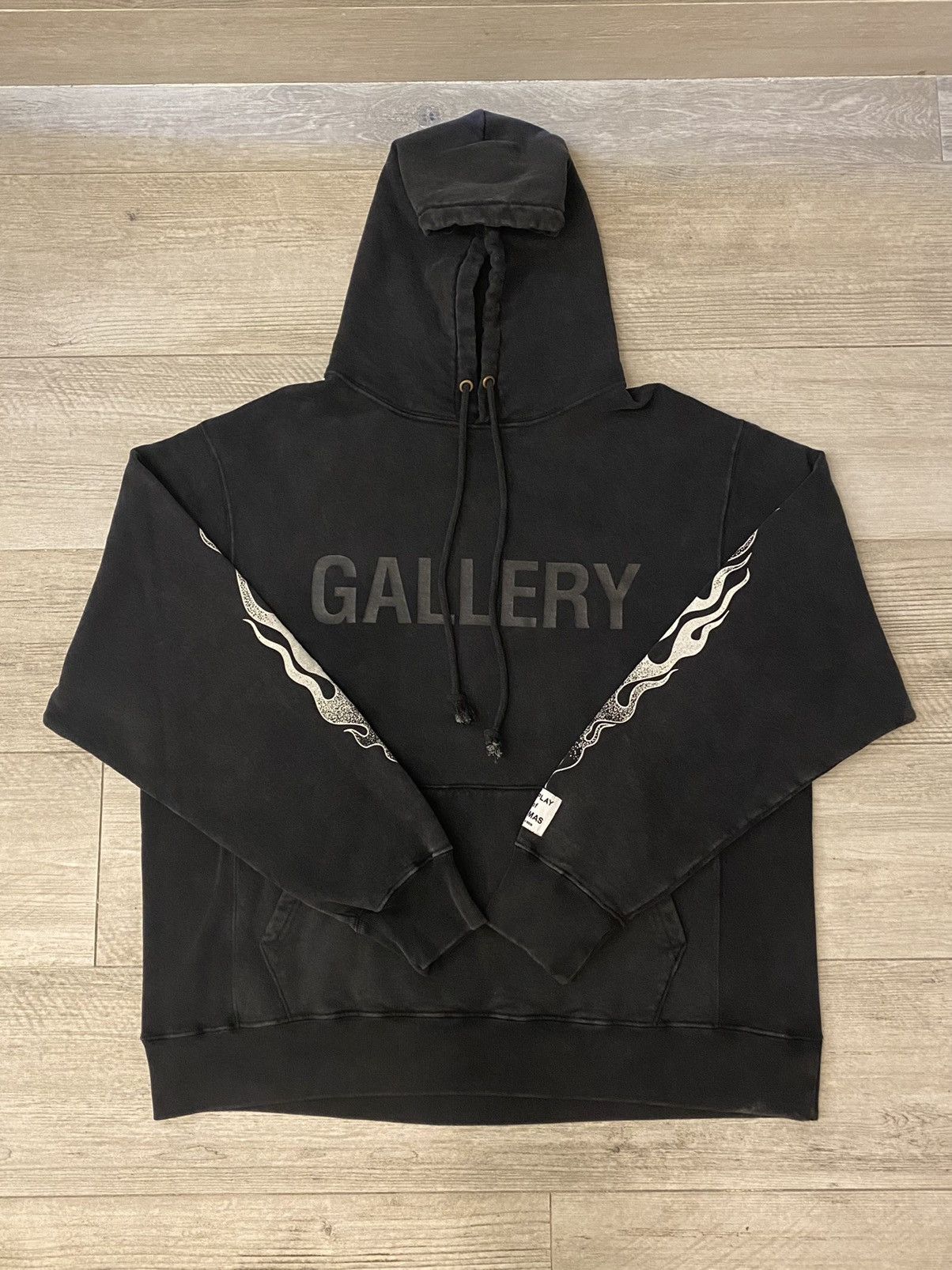 Gallery dept black smoke hoodie 2024 size L