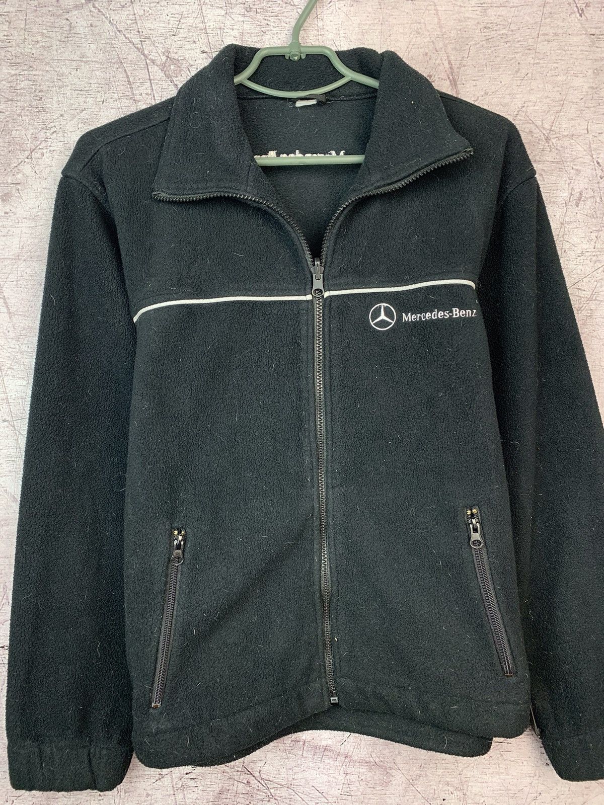 Mercedes-Benz Vintage Mercedes Benz 90s Rare Racing Fleece Zip Jacket Y2K Size US S / EU 44-46 / 1 - 2 Thumbnail