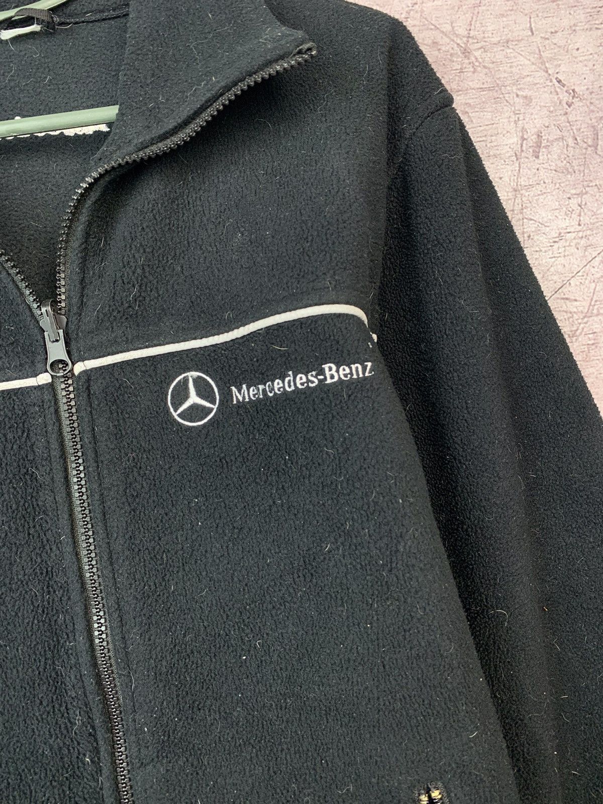 Mercedes-Benz Vintage Mercedes Benz 90s Rare Racing Fleece Zip Jacket Y2K Size US S / EU 44-46 / 1 - 6 Thumbnail