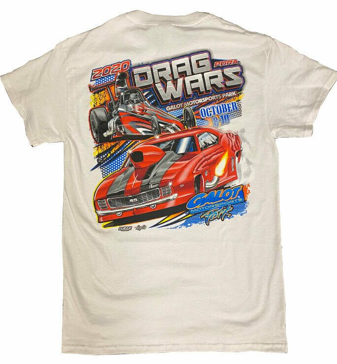 Vintage Vintage PDRA Drag Wars at Gatot Motorsports on White XL tee Size US XL / EU 56 / 4 - 1 Preview