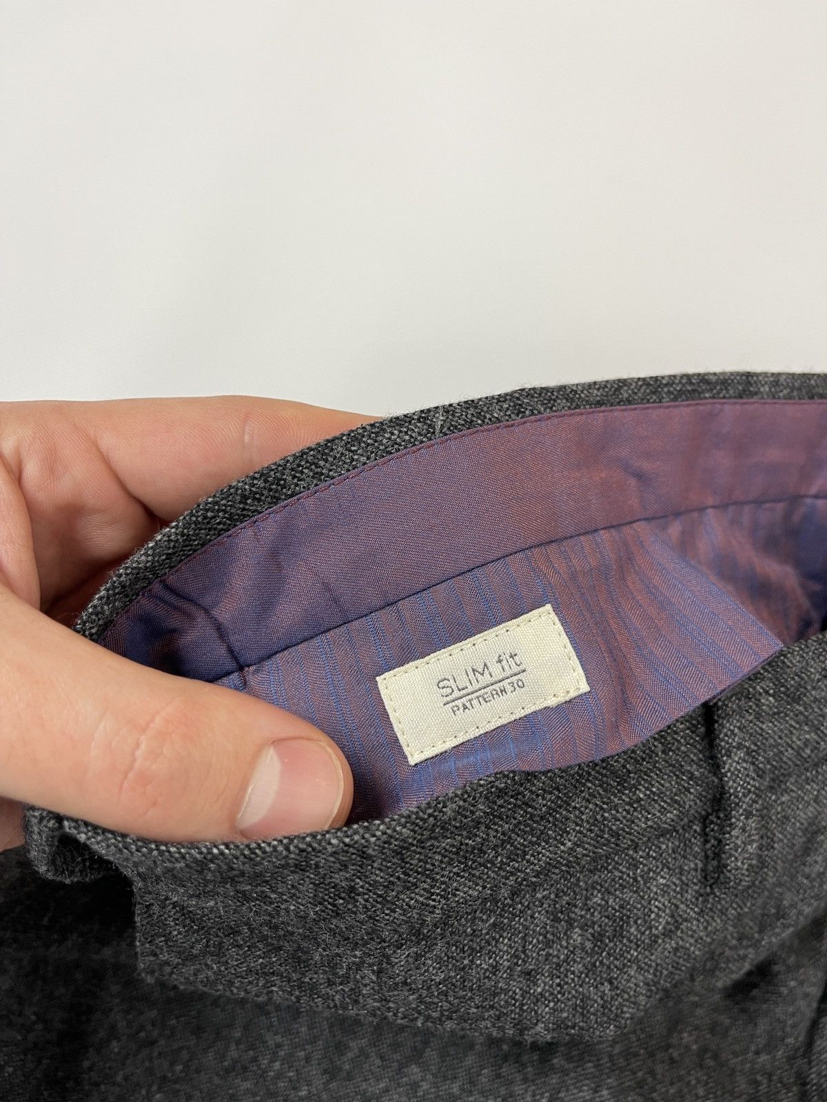 Incotex Incotex slowear brand wool slim fit pattern 30 size 56 pants Size US 40 / EU 56 - 8 Thumbnail
