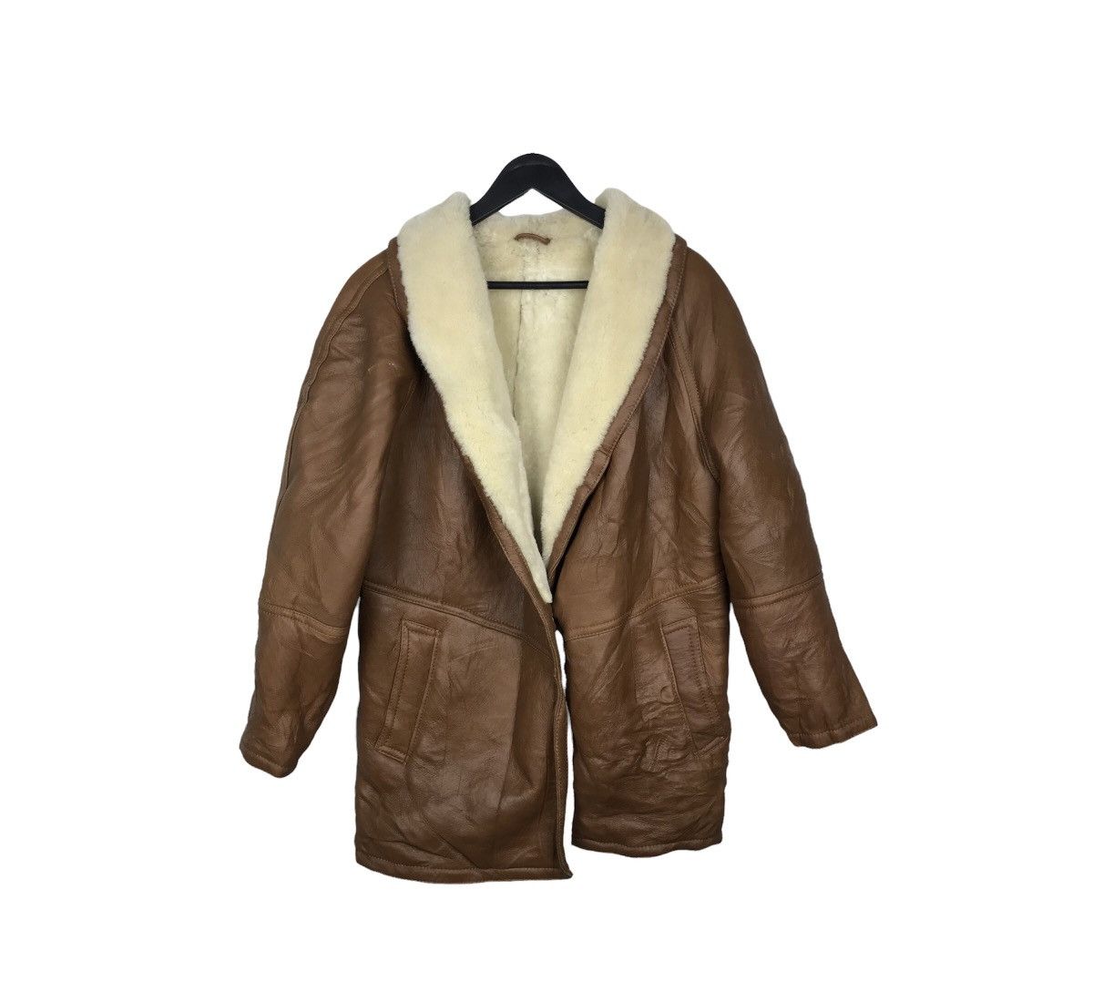 Vintage Japanese Tokyo Artistiou's Reve Beige Leather Jacket
