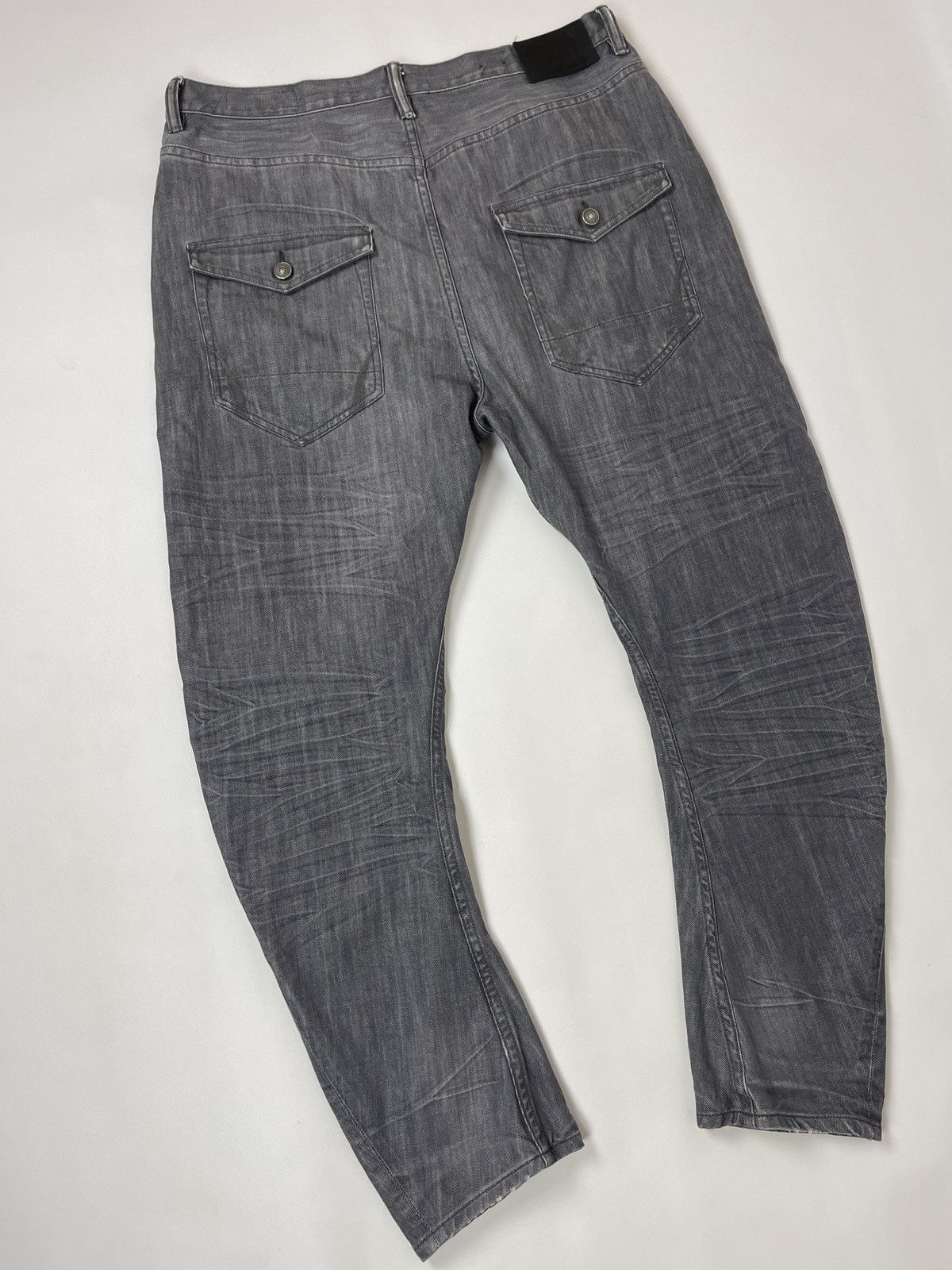 Allsaints Allsaints Spitalfields Quarry Split grey distressed denim Size US 36 / EU 52 - 2 Thumbnail