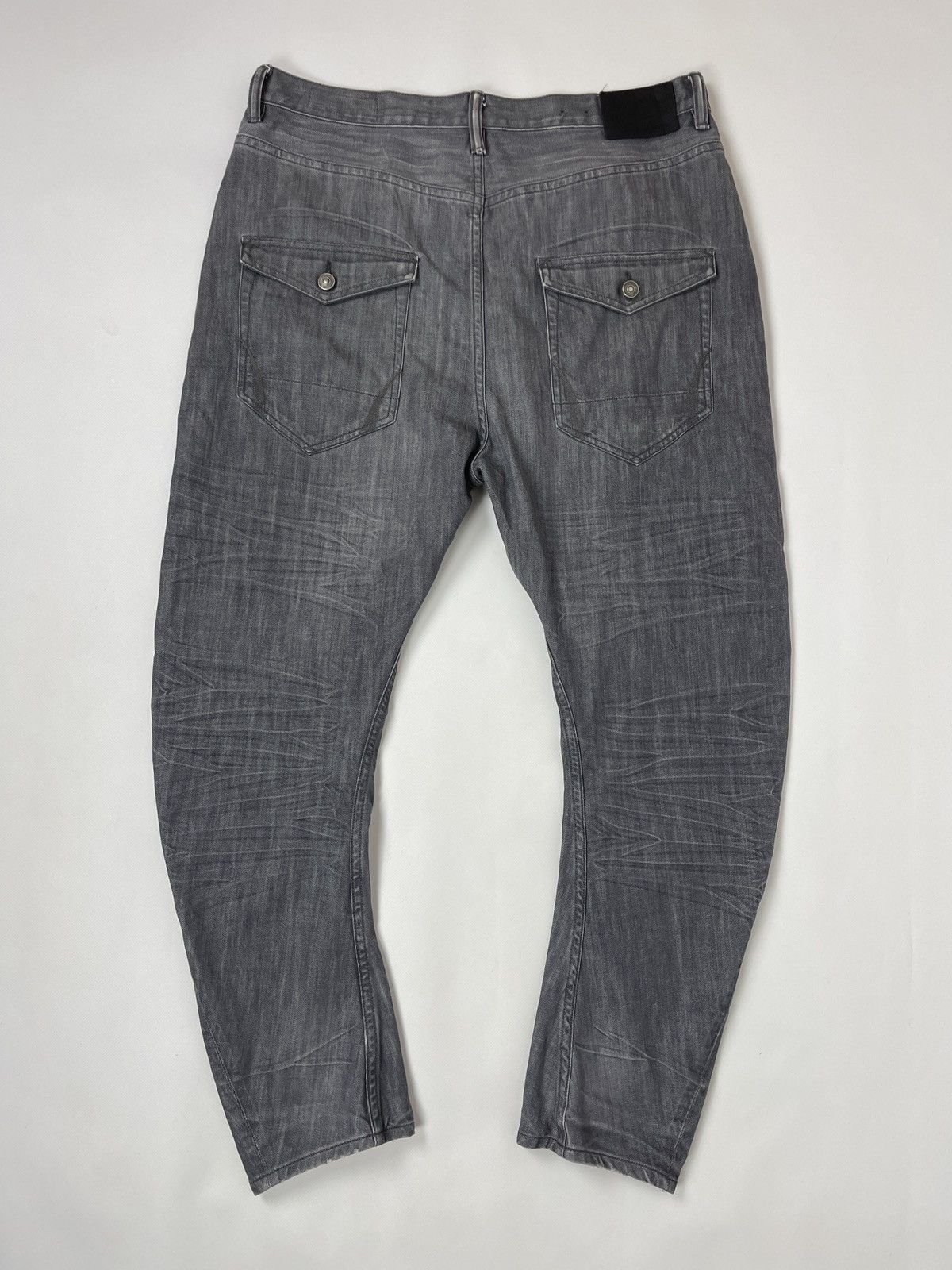 Allsaints Allsaints Spitalfields Quarry Split grey distressed denim Size US 36 / EU 52 - 14 Thumbnail
