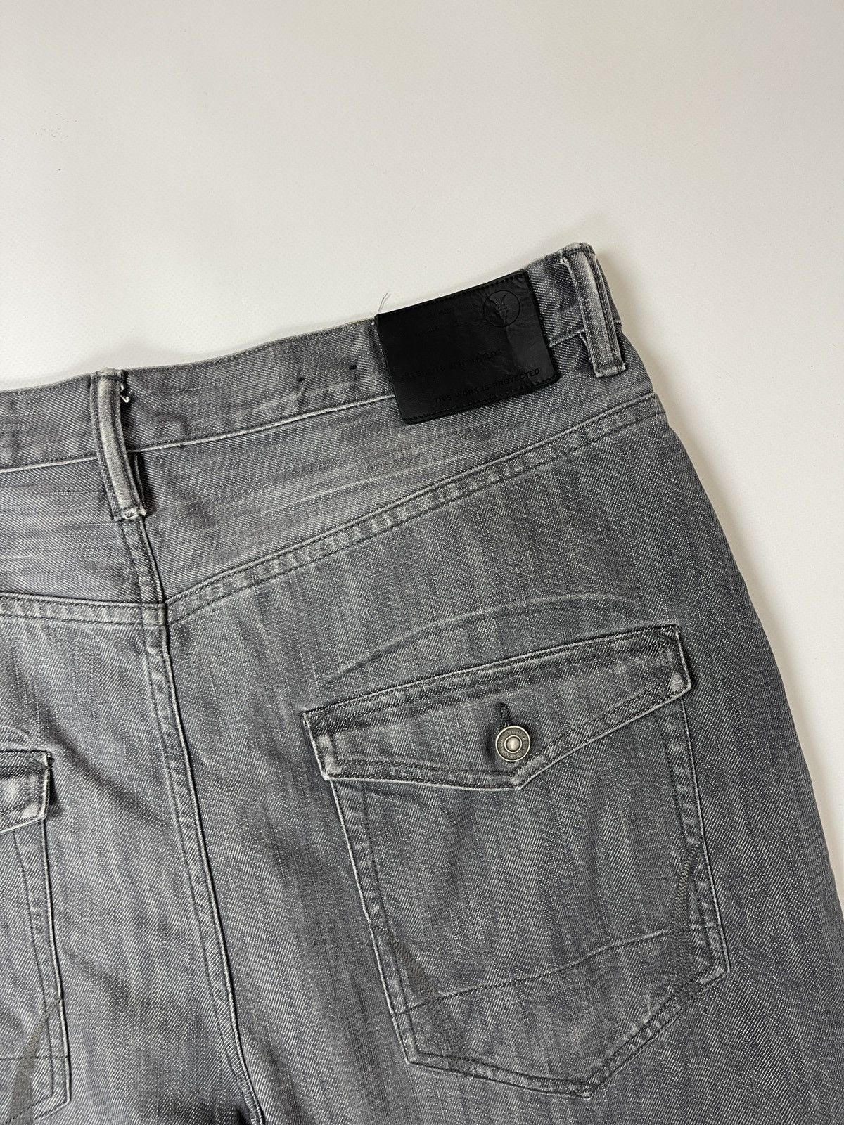 Allsaints Allsaints Spitalfields Quarry Split grey distressed denim Size US 36 / EU 52 - 19 Thumbnail