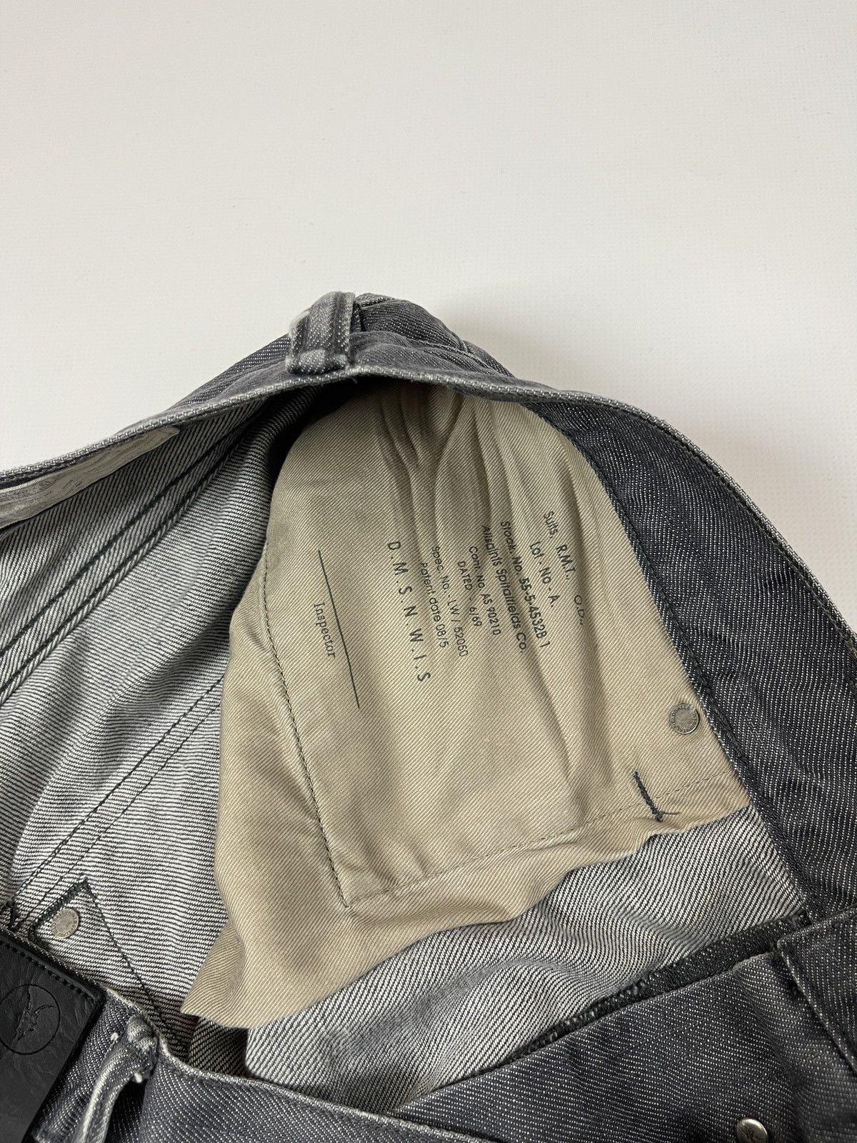Allsaints Allsaints Spitalfields Quarry Split grey distressed denim Size US 36 / EU 52 - 12 Thumbnail