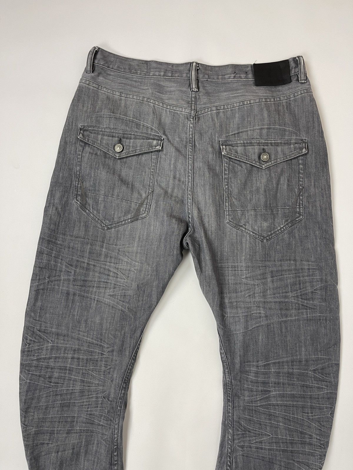 Allsaints Allsaints Spitalfields Quarry Split grey distressed denim Size US 36 / EU 52 - 17 Thumbnail