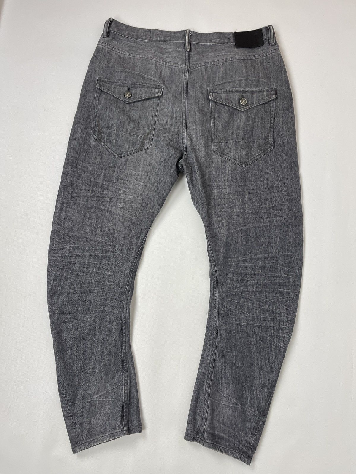 Allsaints Allsaints Spitalfields Quarry Split grey distressed denim Size US 36 / EU 52 - 15 Thumbnail