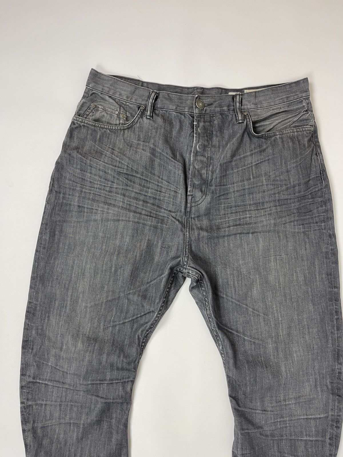 Allsaints Allsaints Spitalfields Quarry Split grey distressed denim Size US 36 / EU 52 - 7 Thumbnail