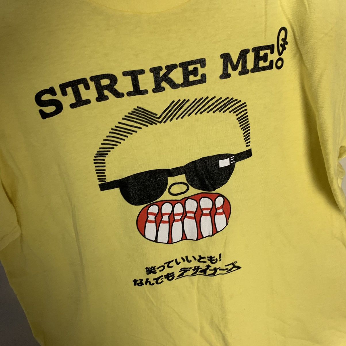 Vintage Vintage 90s t-shirt strike me on bowling Size US M / EU 48-50 / 2 - 3 Thumbnail