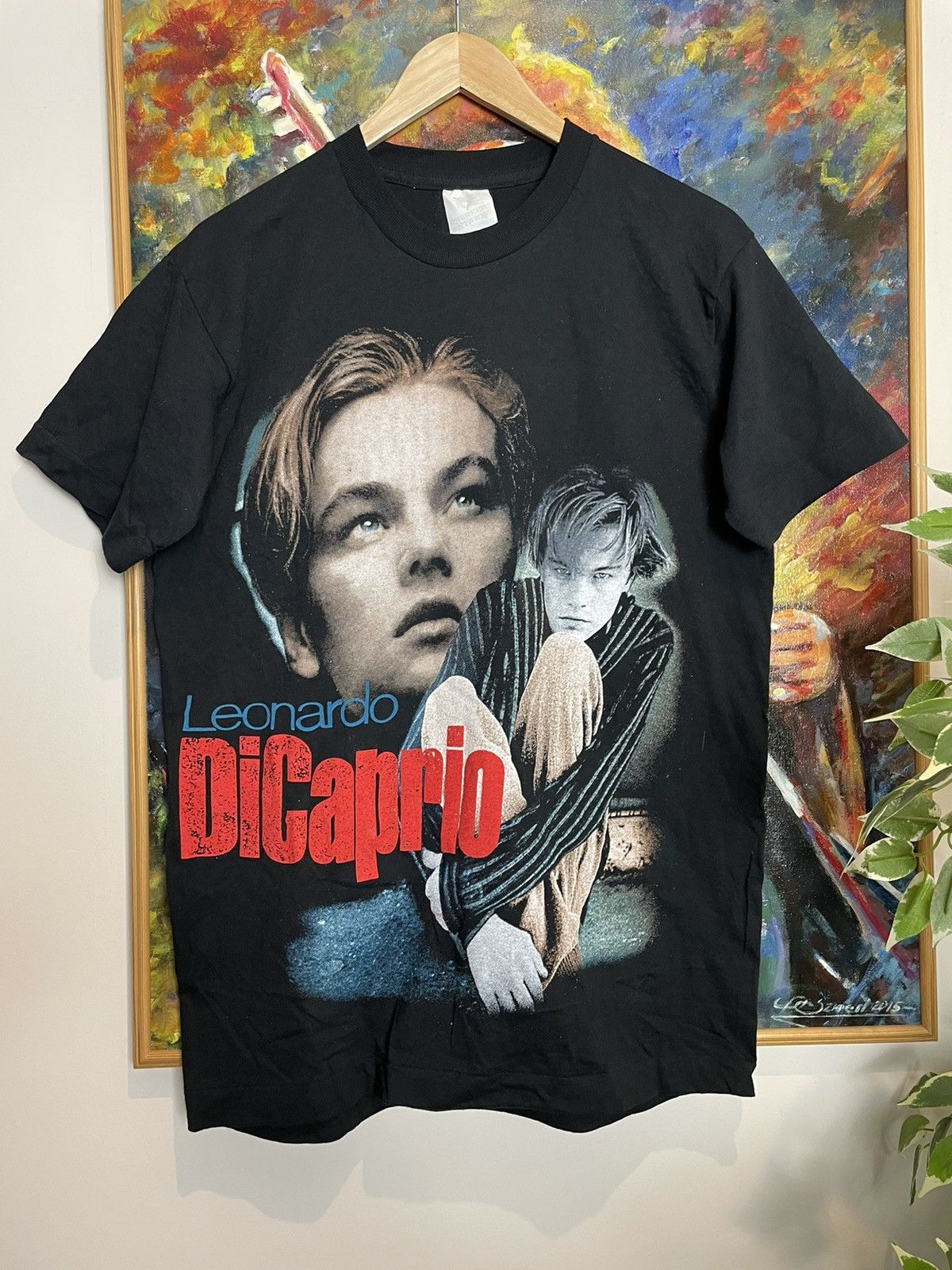 Rap Tees Vintage 90s Leonardo Leo Dicaprio Movie Rap Tee Rare Print Size US M / EU 48-50 / 2 - 1 Thumbnail