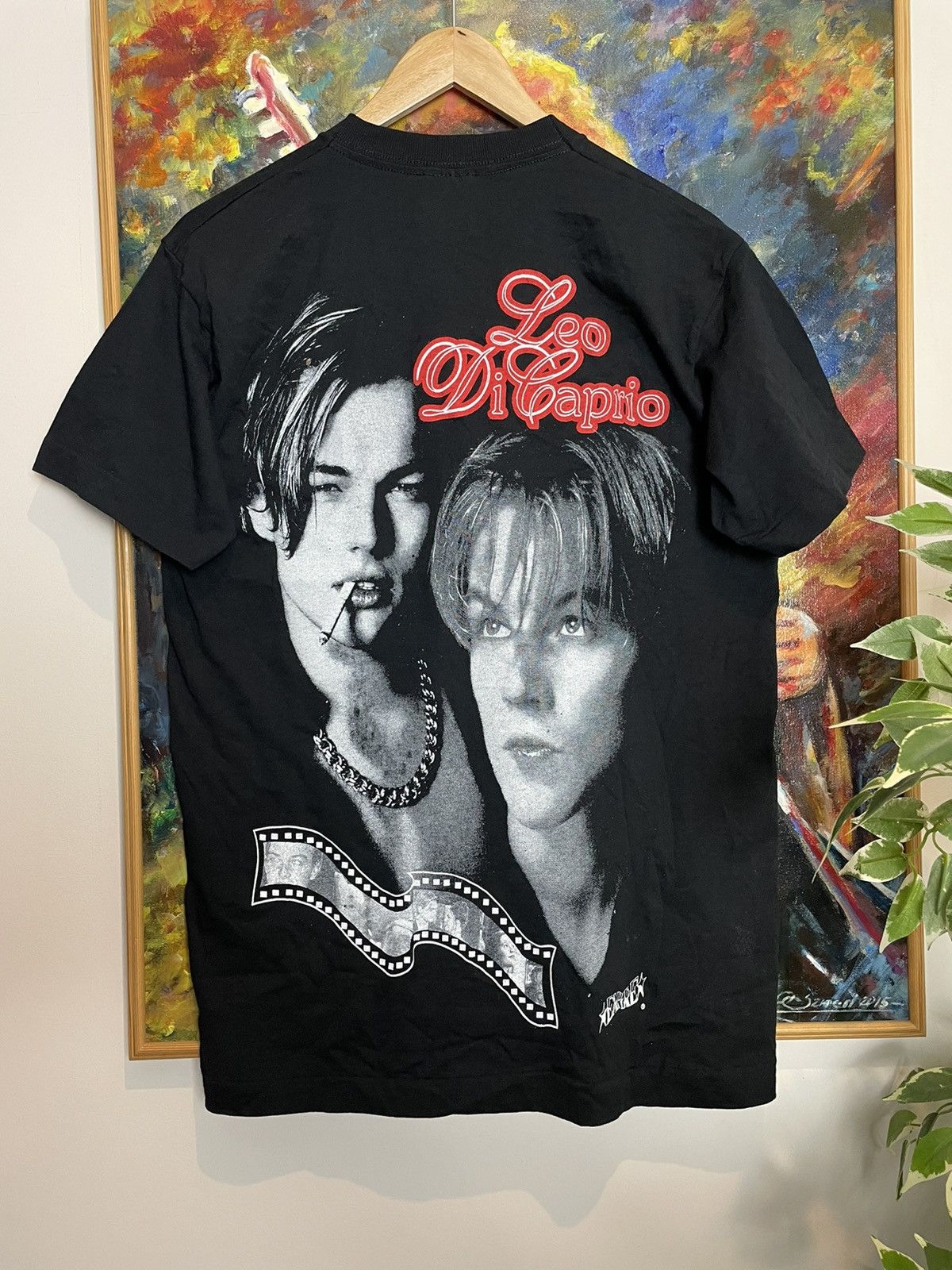 Rap Tees Vintage 90s Leonardo Leo Dicaprio Movie Rap Tee Rare Print Size US M / EU 48-50 / 2 - 2 Thumbnail