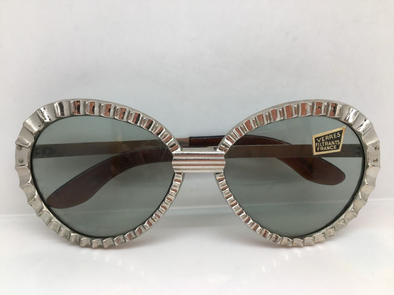 Vintage MOD FRANCE OP ART SPACE AGE SUNGLASSES Size ONE SIZE - 4 Thumbnail
