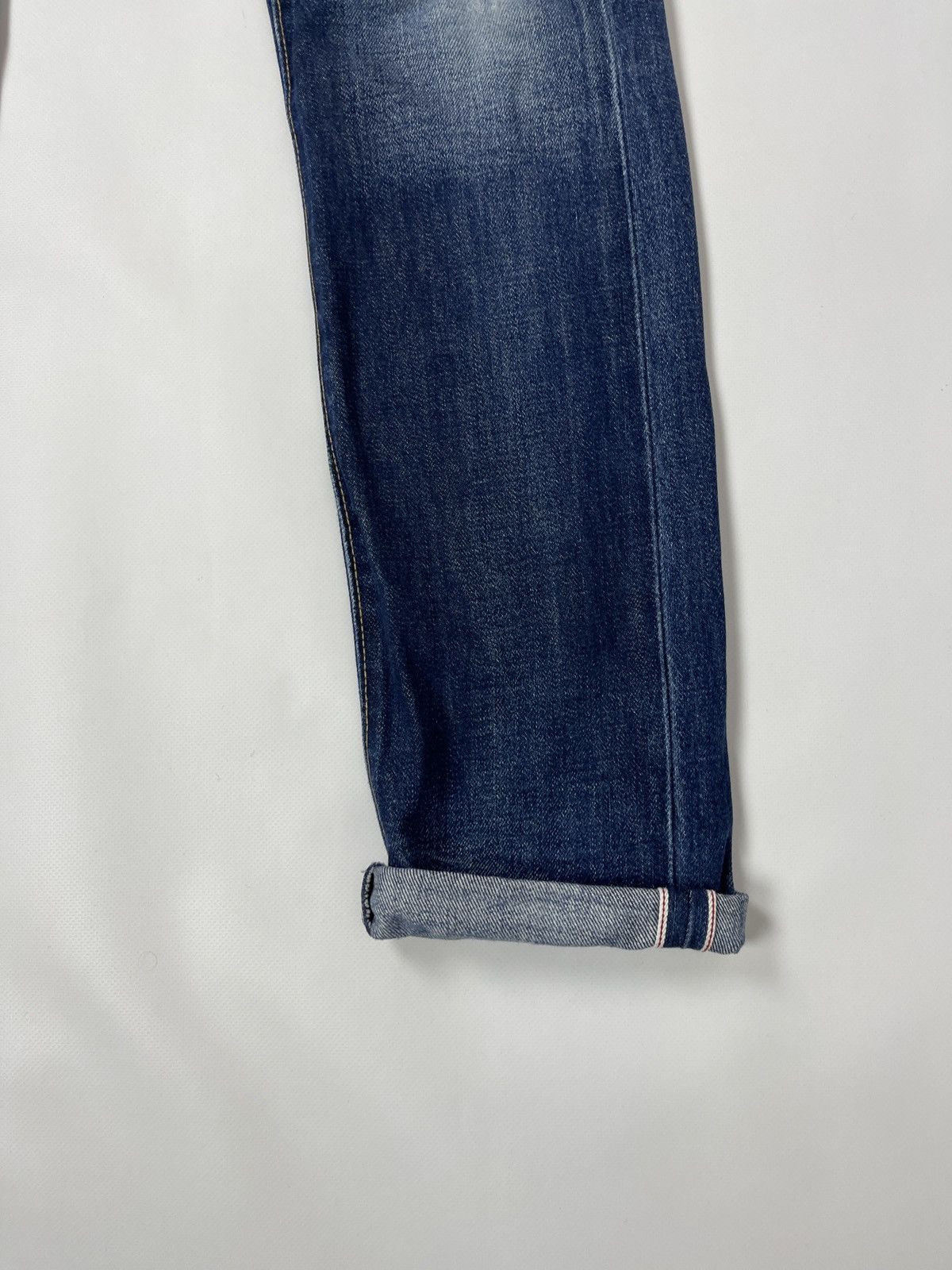Levi's Levi’s 511 blue faded selvedge distressed denim jeans pants Size US 31 - 8 Thumbnail