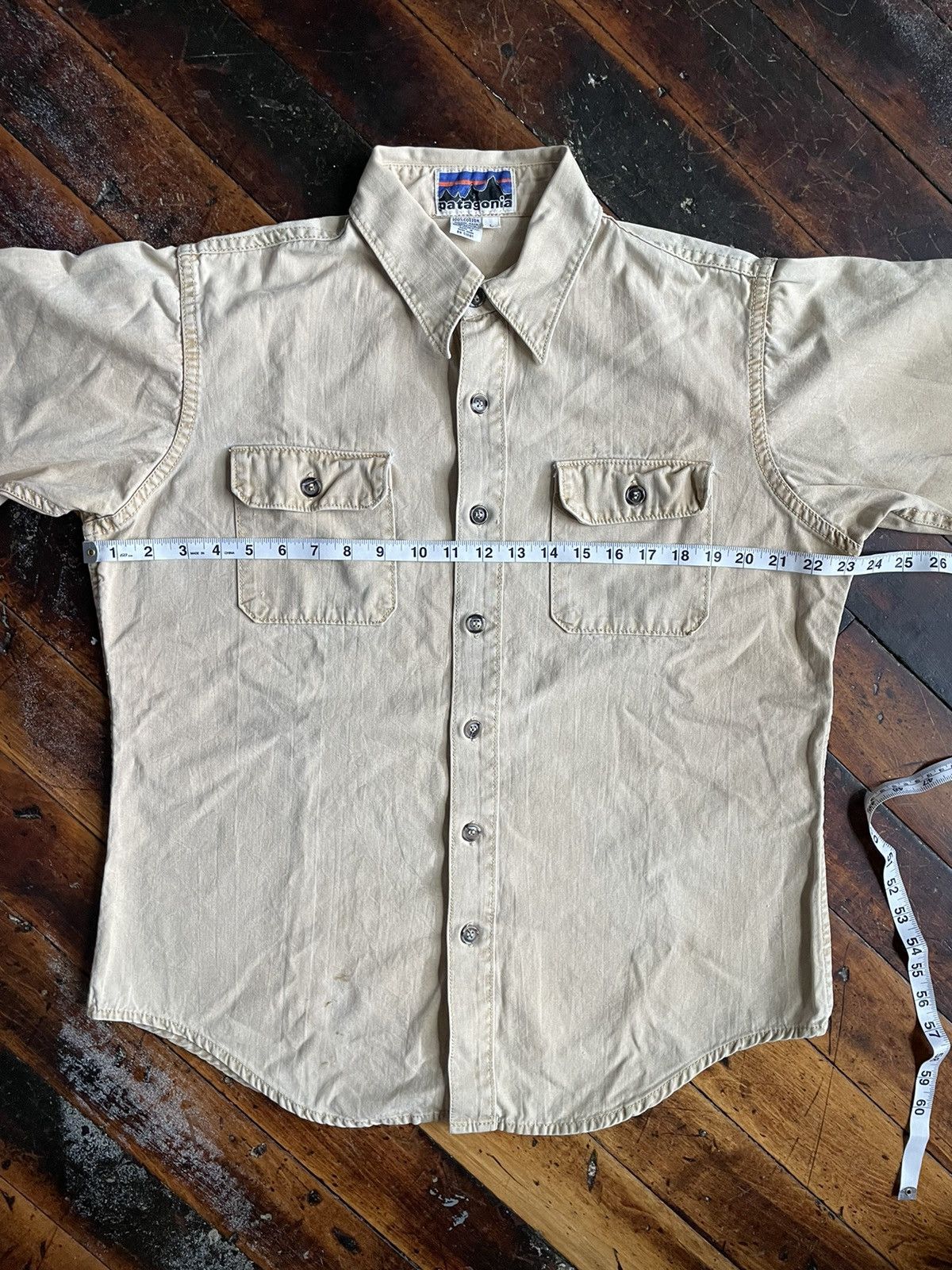Patagonia Vintage 70s Big Label Patagonia Work Shirt Size US L / EU 52-54 / 3 - 4 Thumbnail