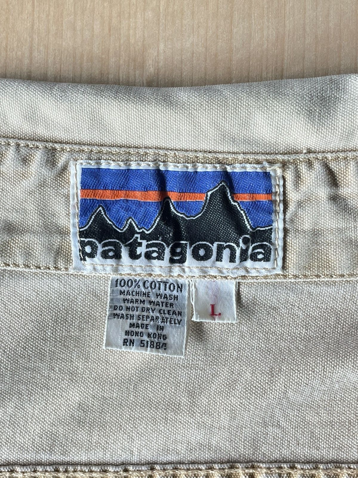 Patagonia Vintage 70s Big Label Patagonia Work Shirt Size US L / EU 52-54 / 3 - 3 Thumbnail