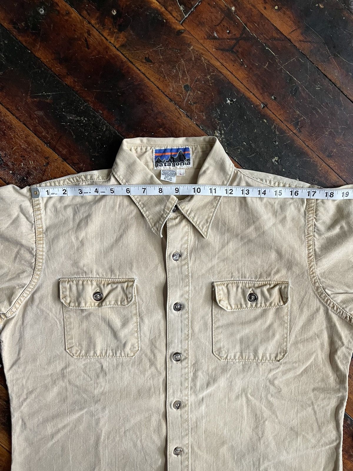 Patagonia Vintage 70s Big Label Patagonia Work Shirt Size US L / EU 52-54 / 3 - 5 Thumbnail