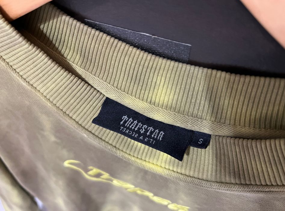 Very Rare Trapstar London Tie Dye Yellow Creckneck Sweatshirt Grailed