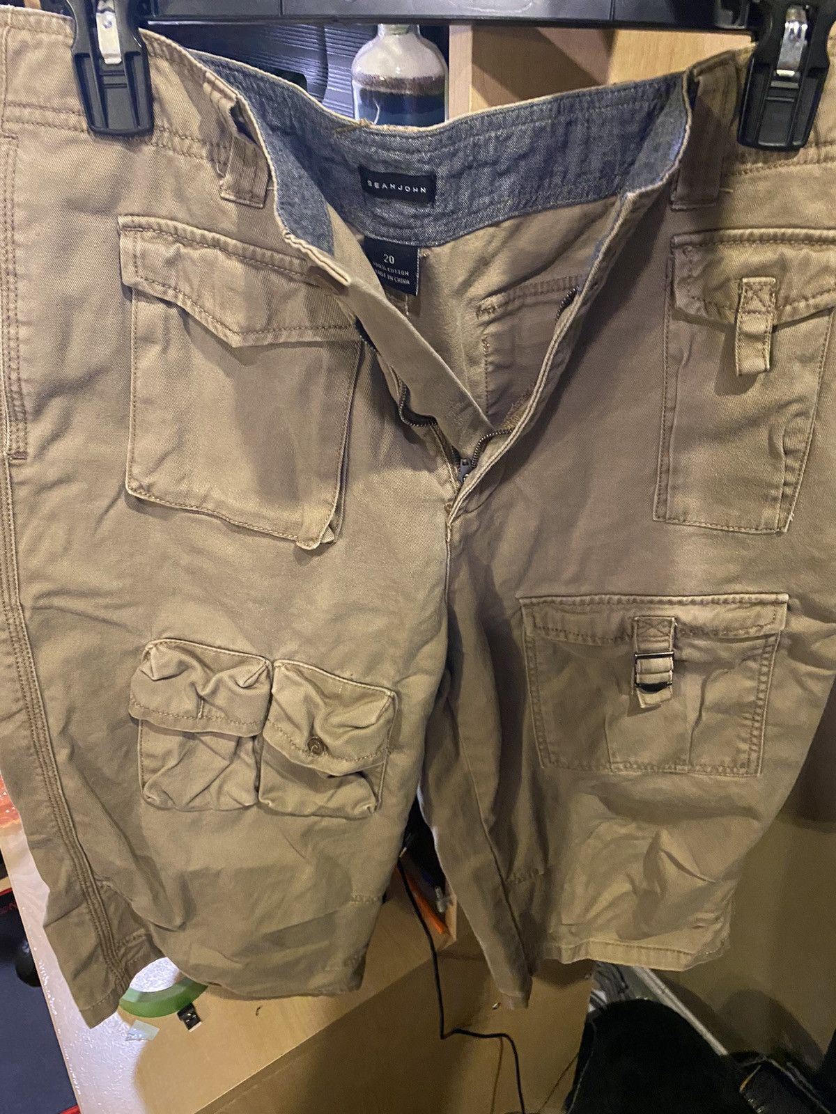 Sean John Sean John Khaki Cargo Shorts Grailed