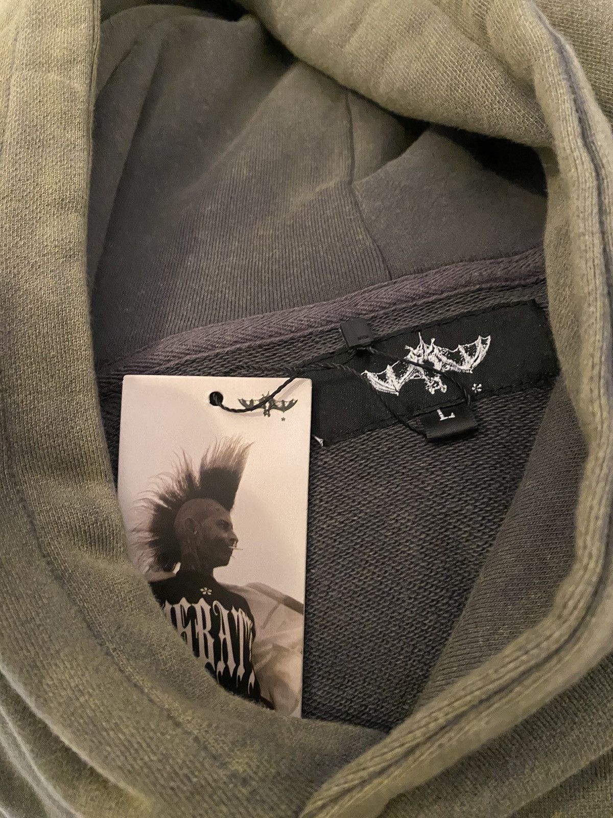Other OSBATT (YEARS OF TEARS) * OLIVE HOODIE Size US L / EU 52-54 / 3 - 11 Thumbnail