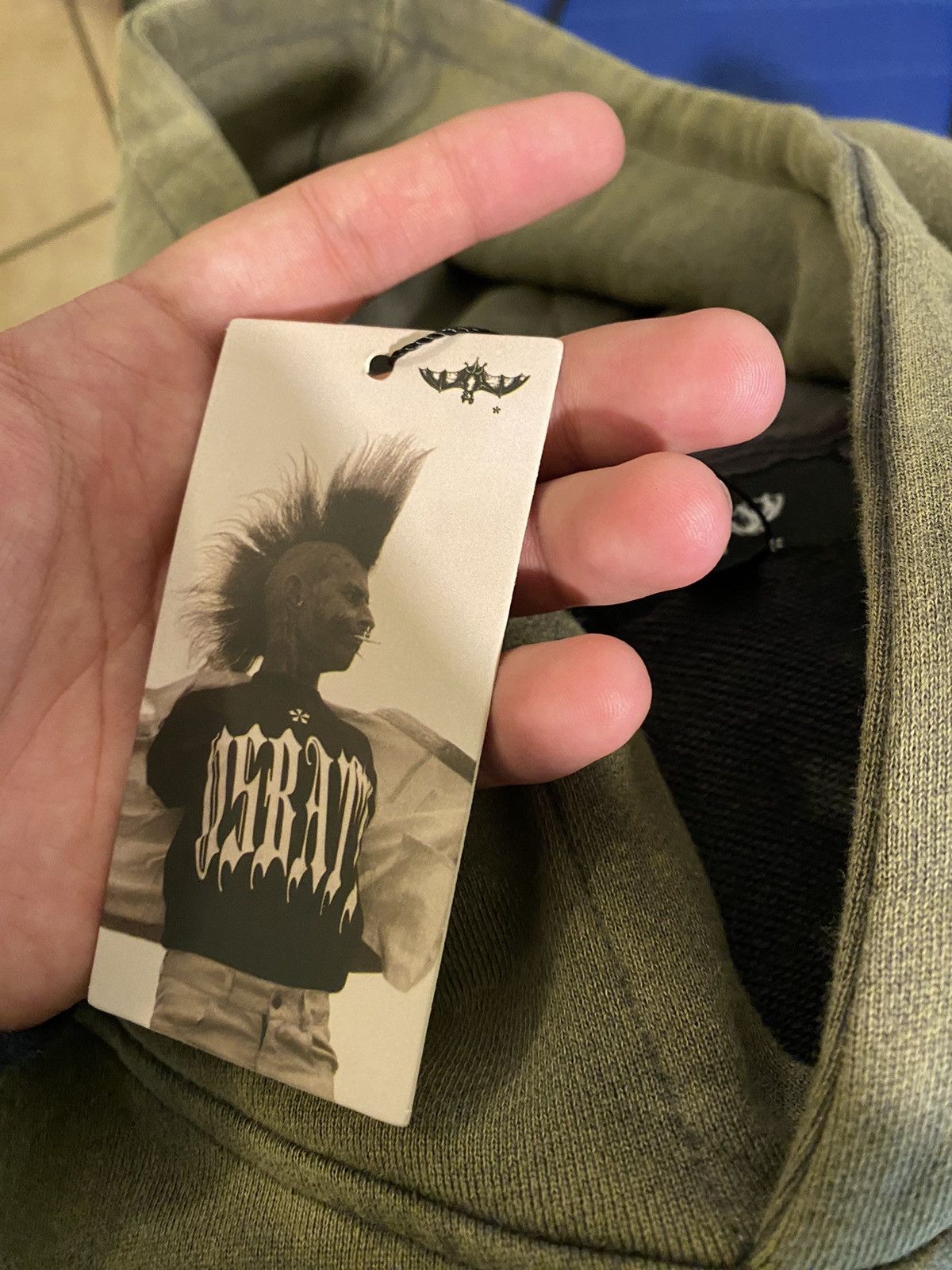 Other OSBATT (YEARS OF TEARS) * OLIVE HOODIE Size US L / EU 52-54 / 3 - 10 Thumbnail