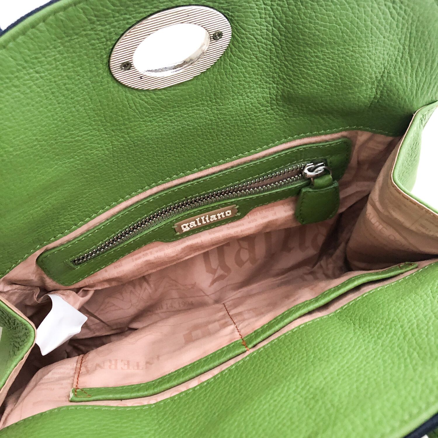 John Galliano John Galliano Seatbelt Leather Handbag Size ONE SIZE - 4 Thumbnail