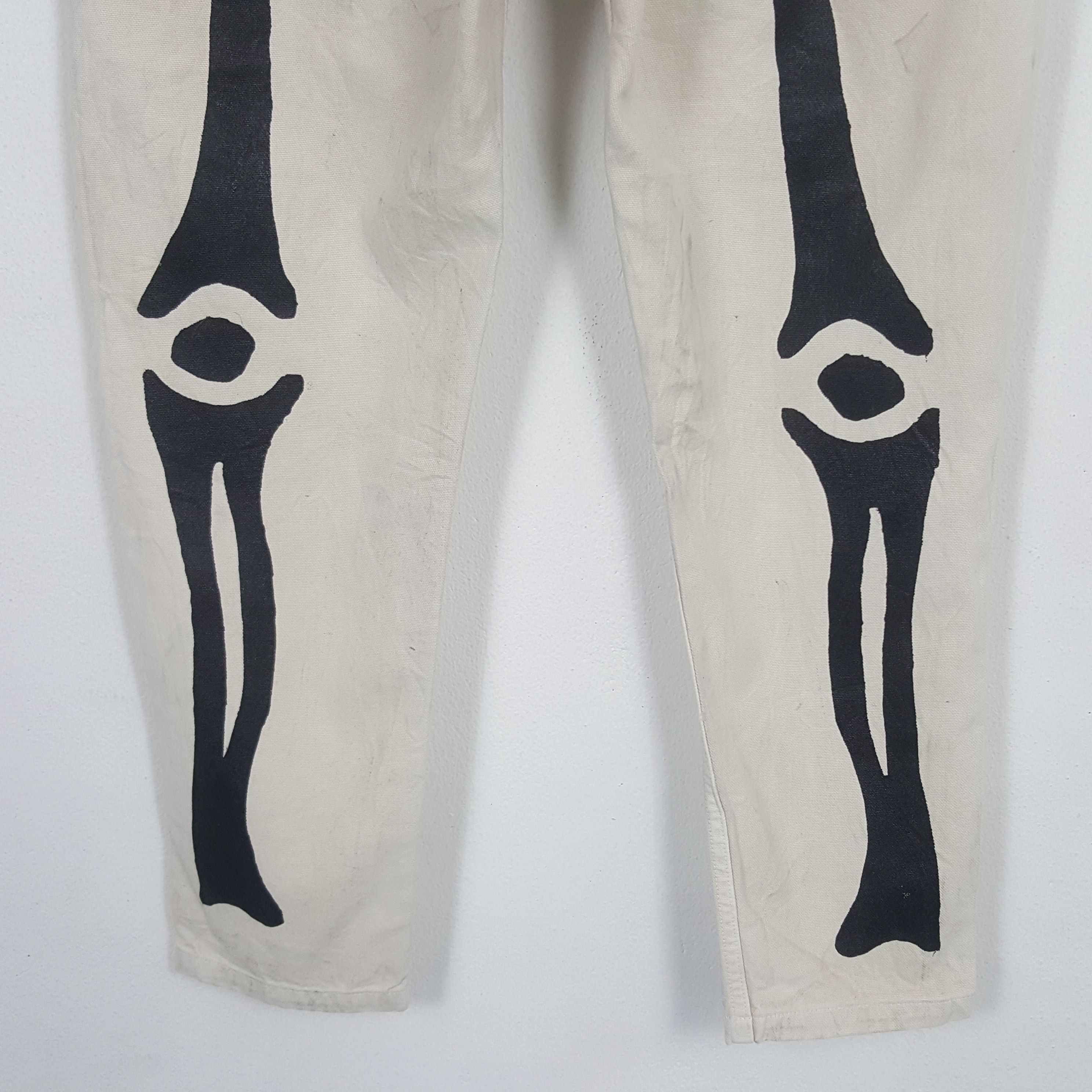 Kapital × Vintage Vintage Kapital Custom Skeleton Black Art Pants Size US 28 / EU 44 - 3 Thumbnail
