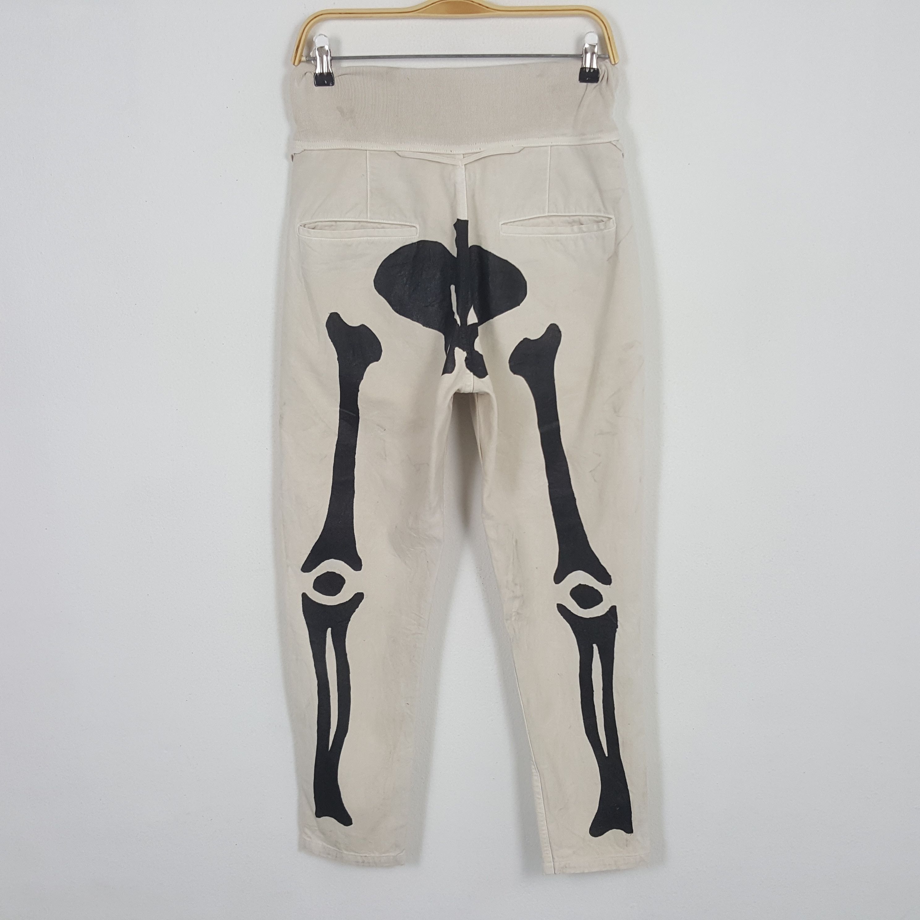 Kapital × Vintage Vintage Kapital Custom Skeleton Black Art Pants Size US 28 / EU 44 - 1 Thumbnail