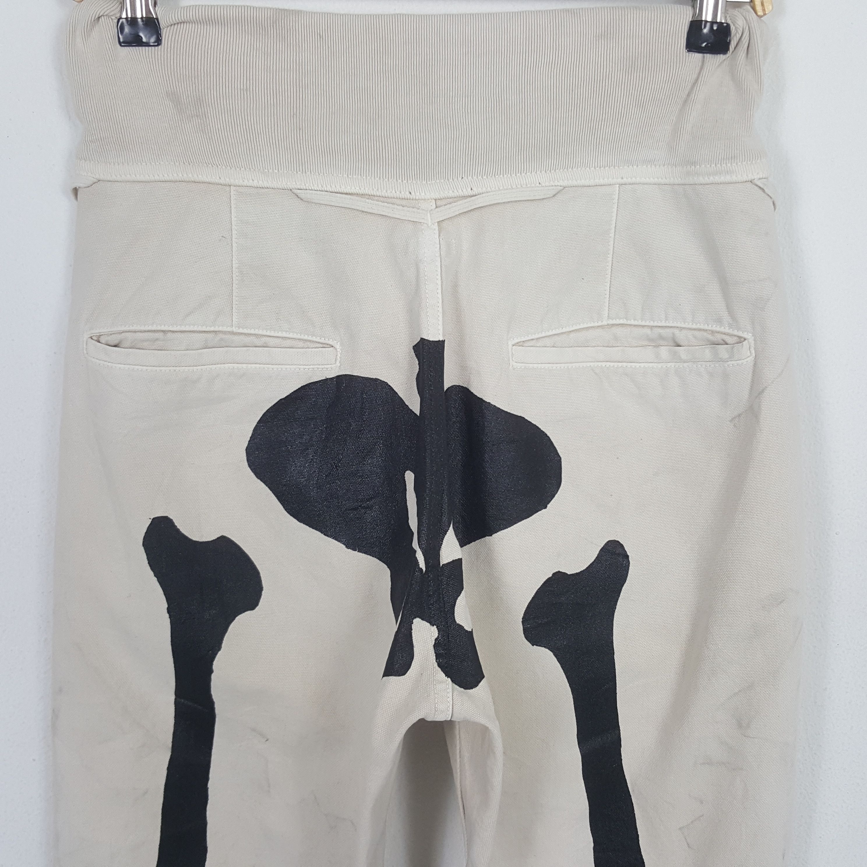 Kapital × Vintage Vintage Kapital Custom Skeleton Black Art Pants Size US 28 / EU 44 - 2 Thumbnail