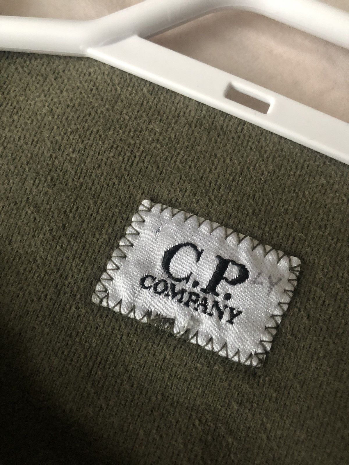 C.P. Company Olive Green Logo Crewneck with Sleeve Pockets Size US M / EU 48-50 / 2 - 4 Thumbnail