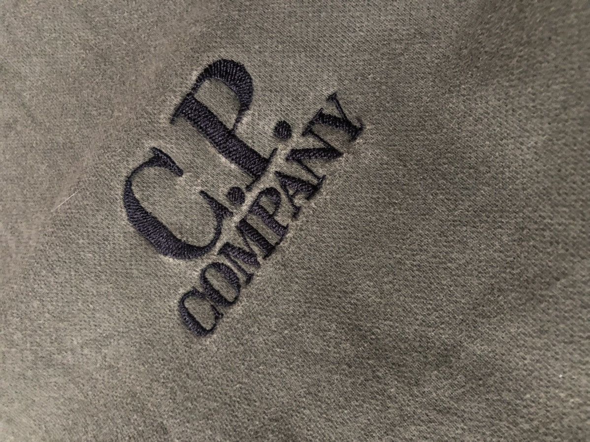 C.P. Company Olive Green Logo Crewneck with Sleeve Pockets Size US M / EU 48-50 / 2 - 3 Thumbnail