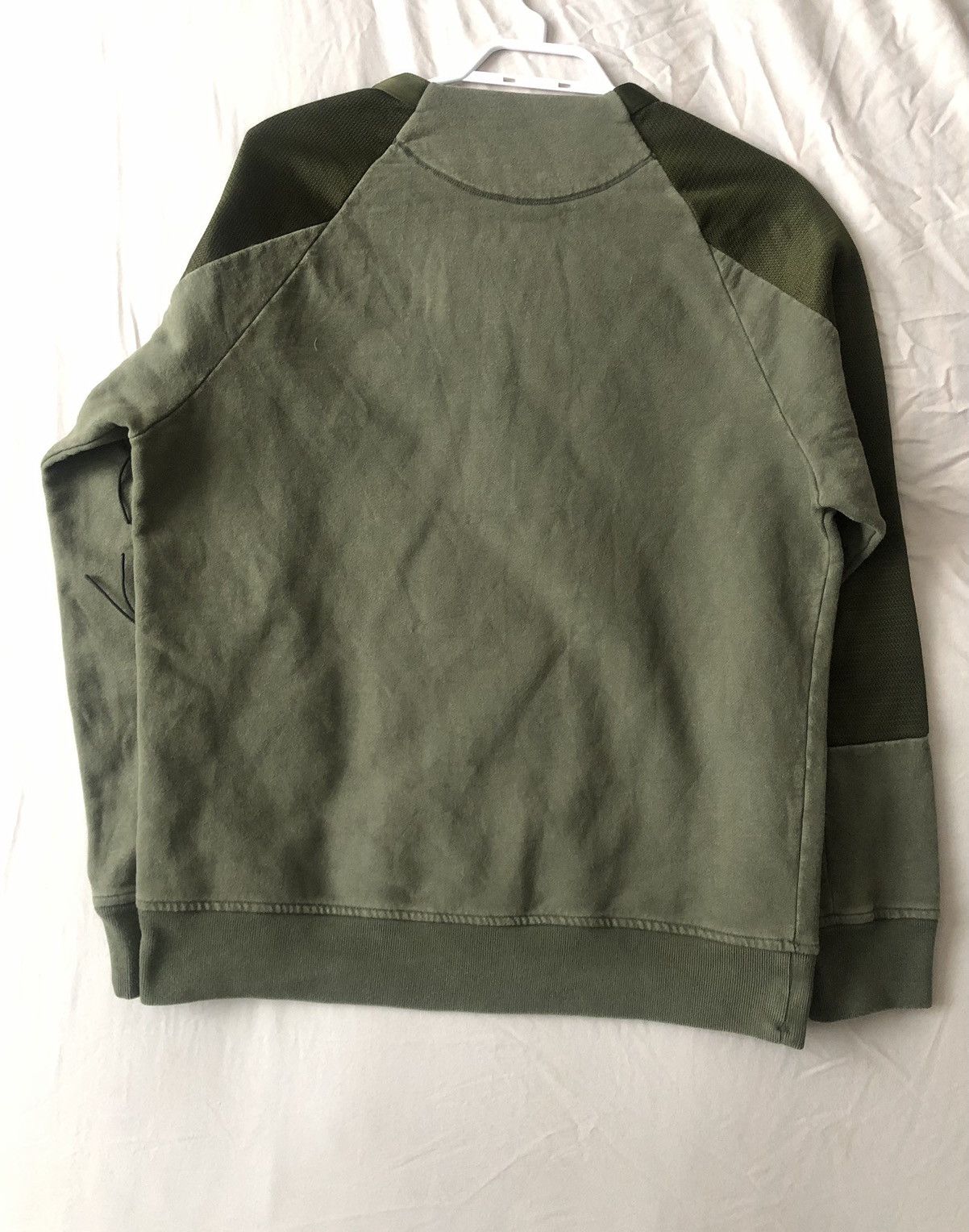 C.P. Company Olive Green Logo Crewneck with Sleeve Pockets Size US M / EU 48-50 / 2 - 5 Thumbnail