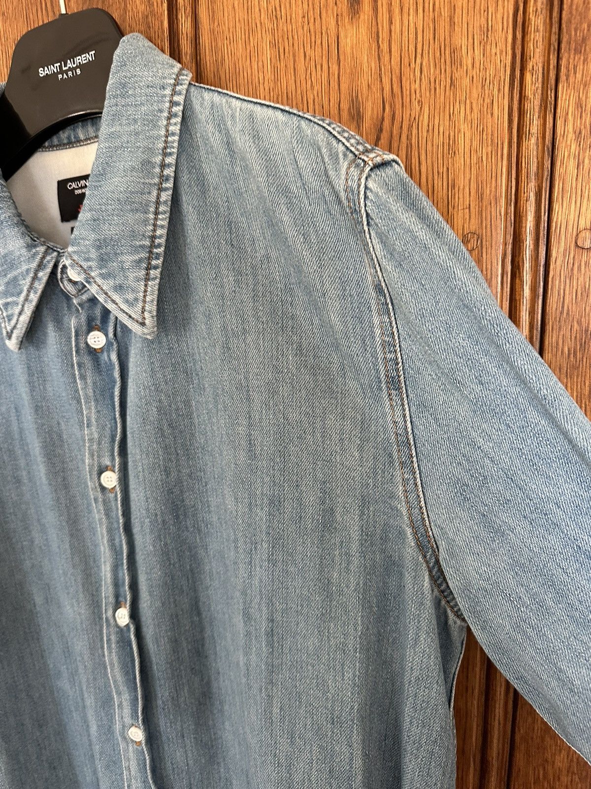Calvin Klein 205W39NYC FW19 Calvin Klein 205W39NYC Jaws denim shirt Raf Simon’s Size US M / EU 48-50 / 2 - 20 Thumbnail